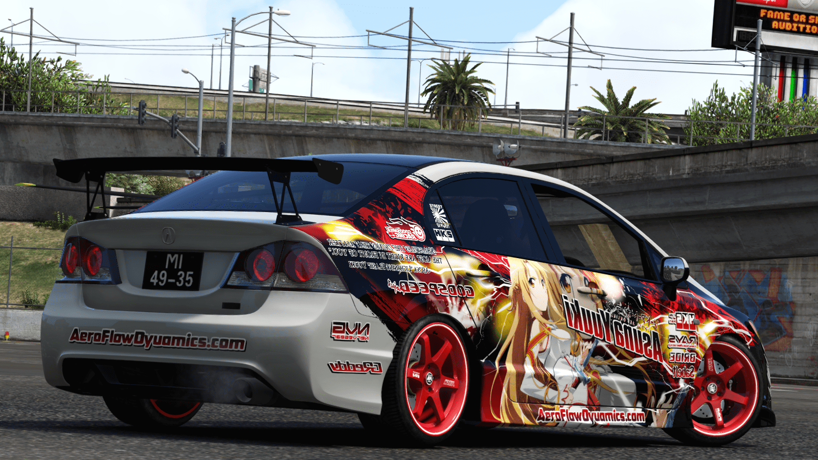 1600x900 Acura CSX Type S Sword Art Online