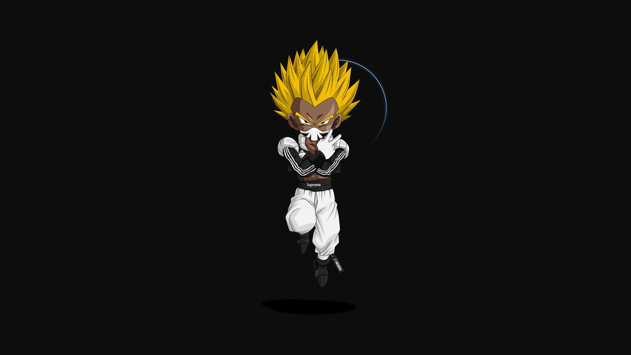 2048x1152 Download 2048x1152 wallpaper gotenks, anime boy, dragon ball