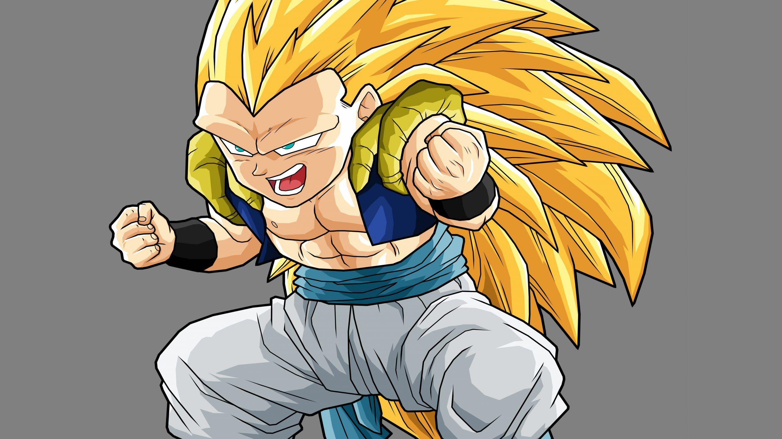 2560x1440 Gotenks SSJ3 (DBZ) 4K UHD Wallpaper