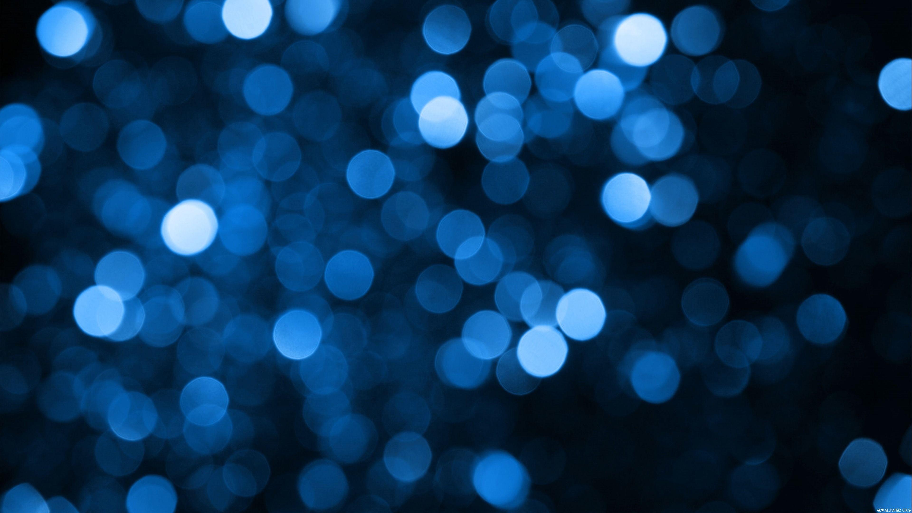 3840x2160 4K Blue Circles Wallpaper