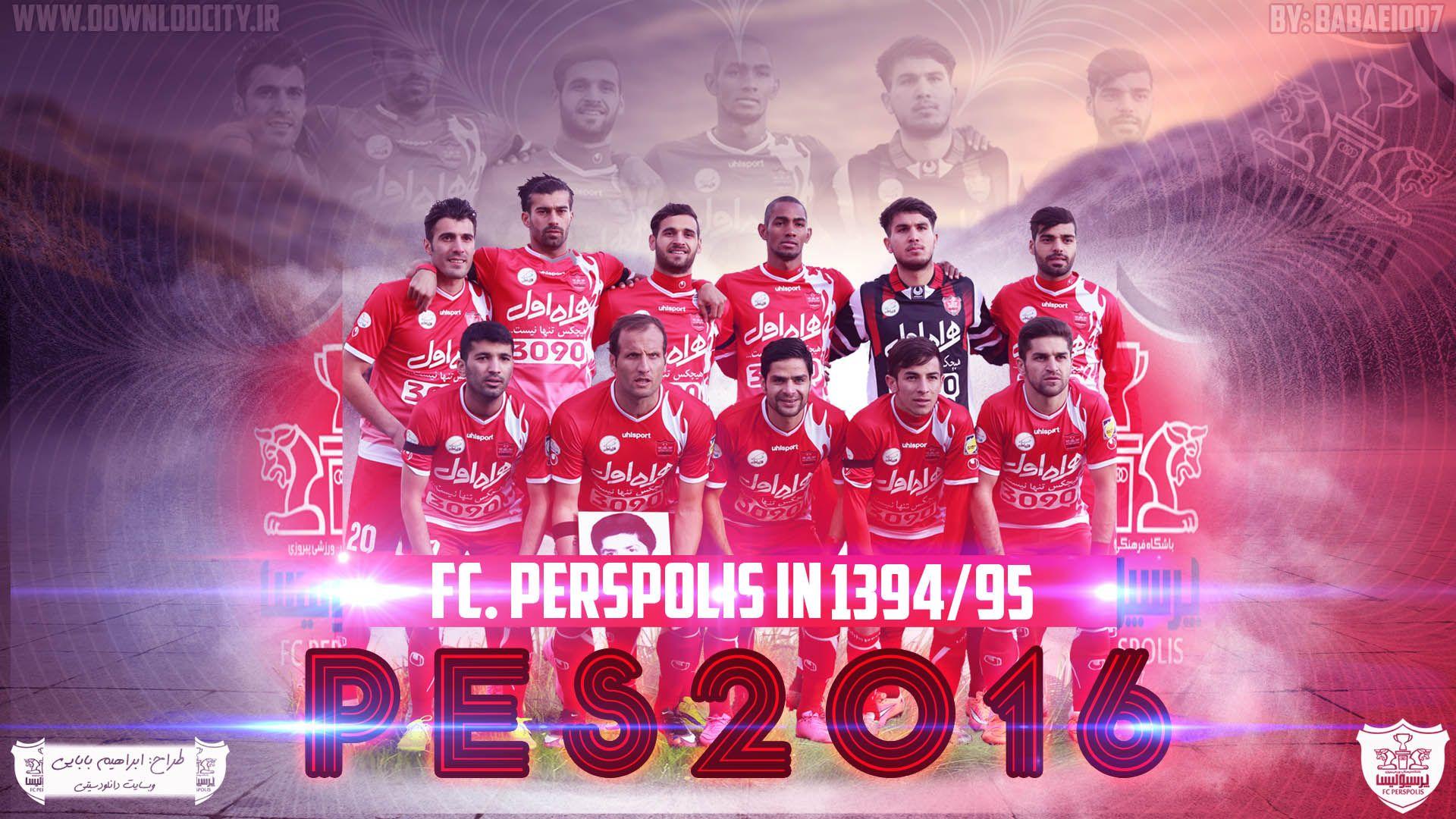 1920x1080 PES 2016 Perspolis 1395 StartScreen By downlodcity