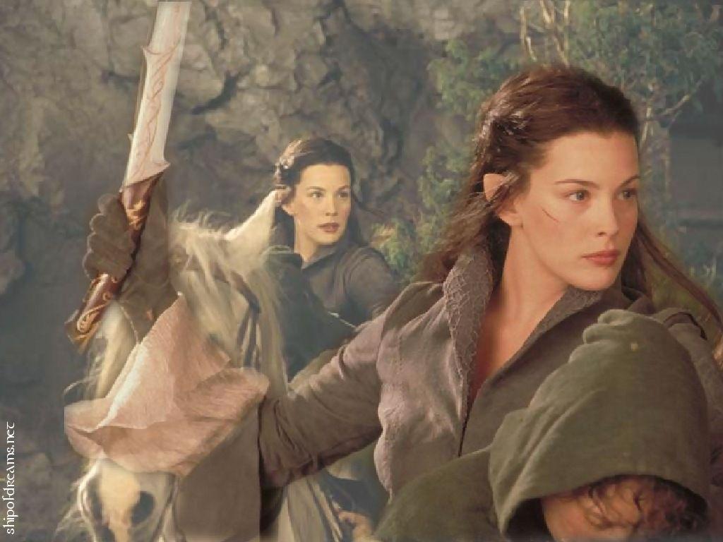 1024x768 Arwen wallpaper image Tirith of the Rings