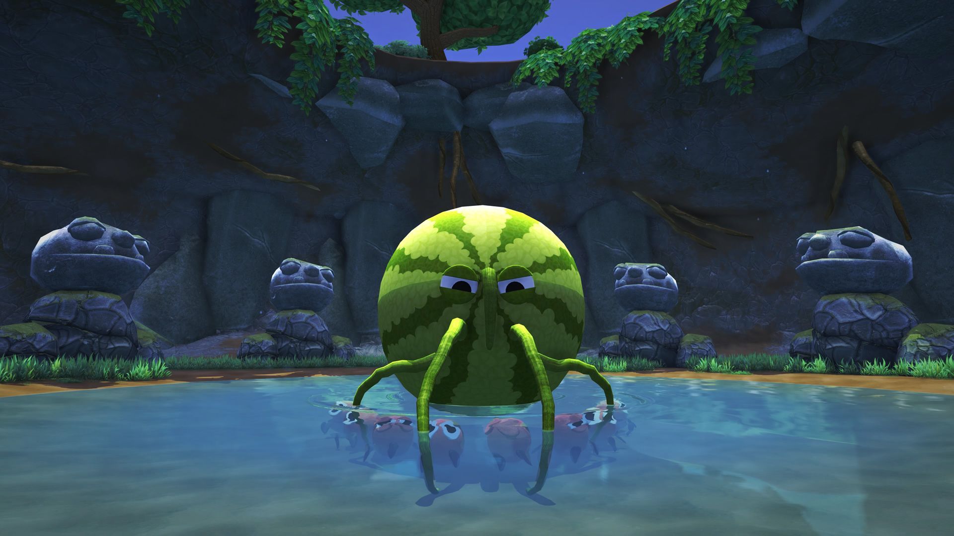 1920x1080 Bugsnax review: Octodad creator's