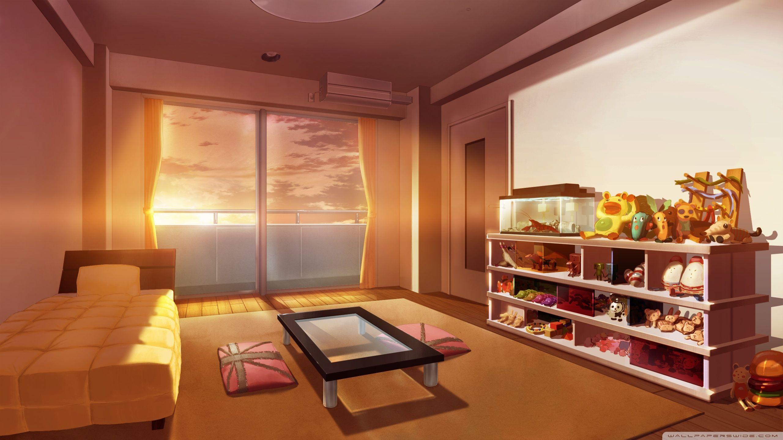 2560x1440 Anime Room HD wallpaper Gallery