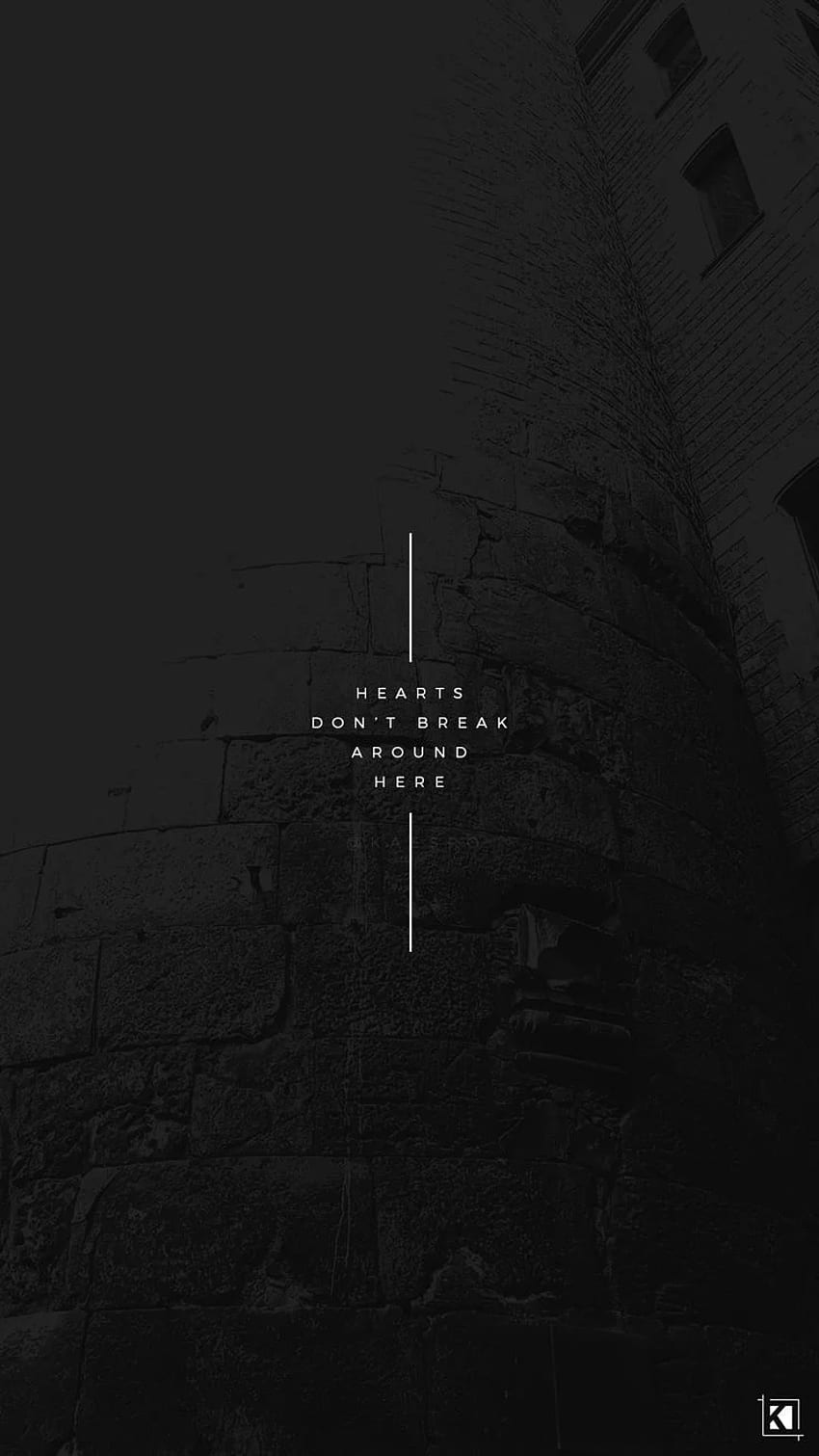 850x1511 Love Broken Heart Aesthetic Black