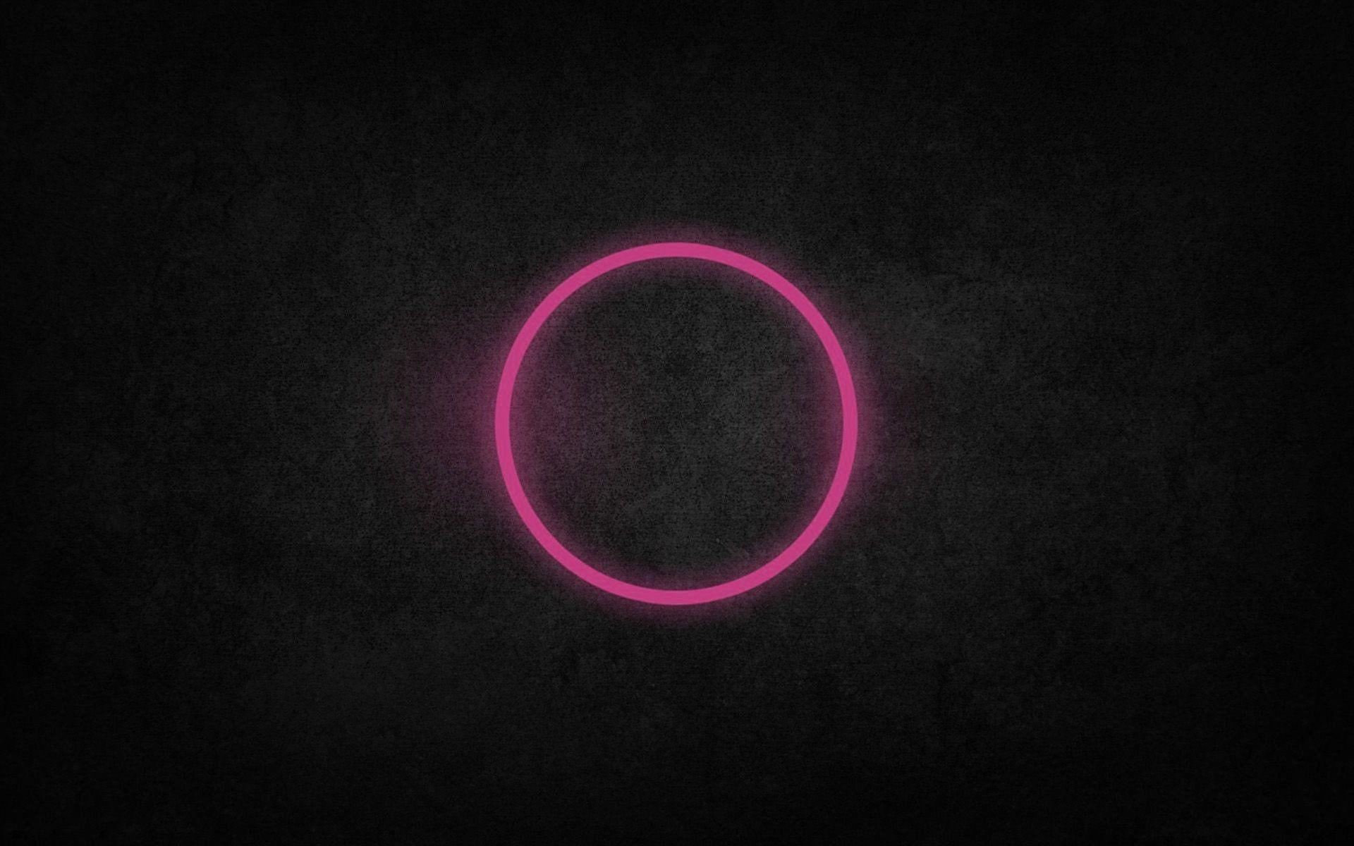 1920x1200 Pink Glowing Circle
