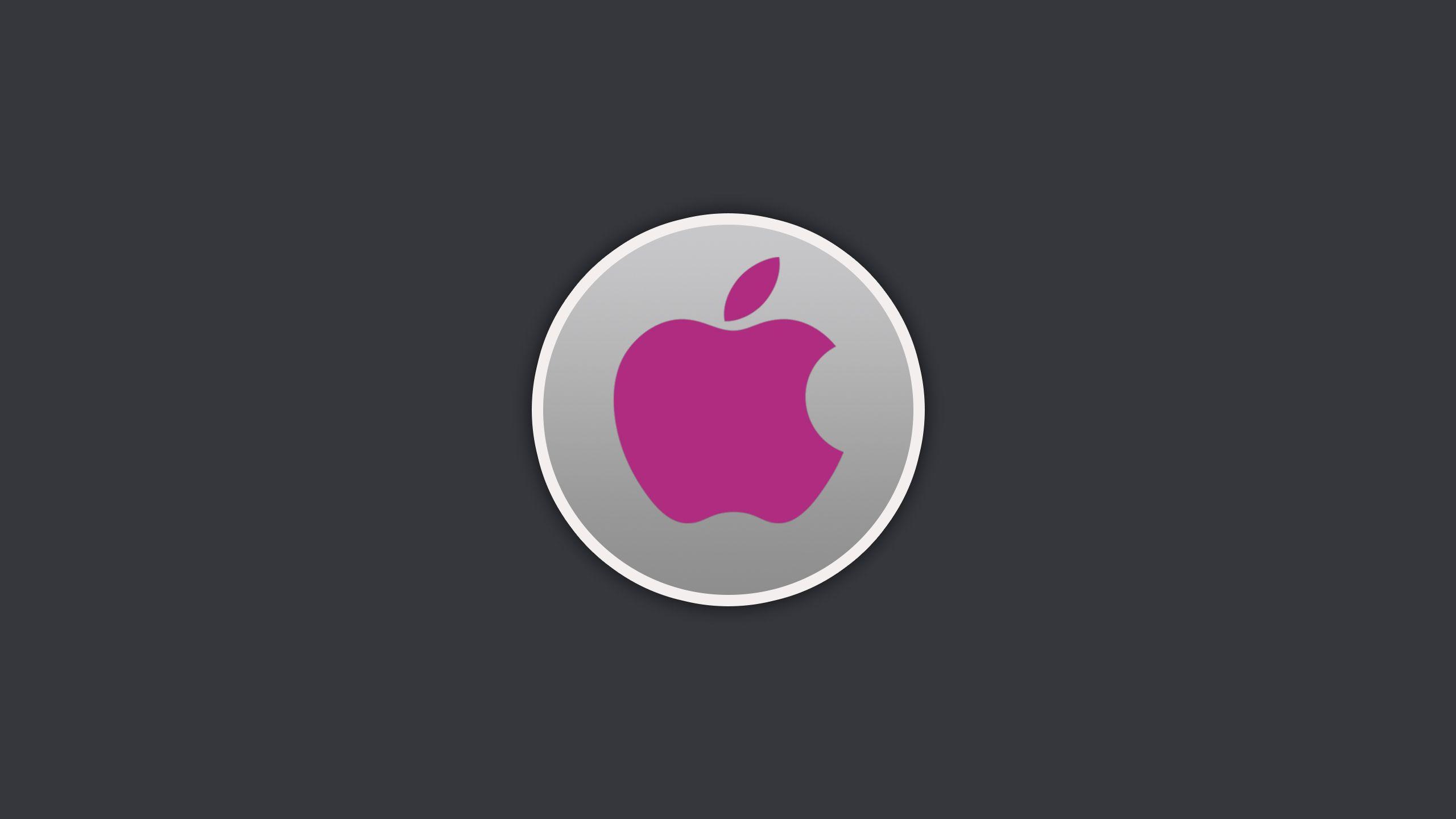 2560x1440 Apple Circle Wallpaper Violet