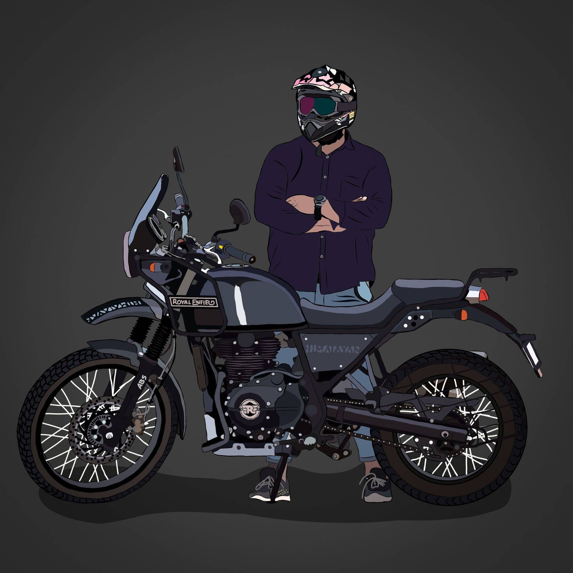 1920x1920 Royal Enfield Himalayan 350 Wallpaper