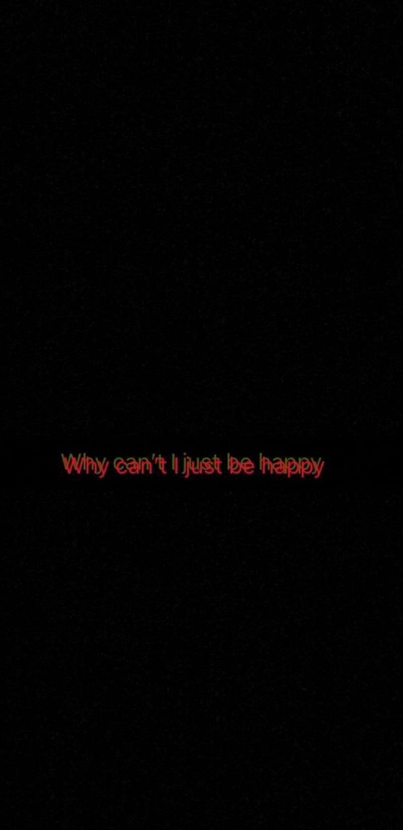 800x1646 Dark Aesthetic, black, black and red, depressed, glitch, not happy, red, sad aesthetic, HD phone wallpaper