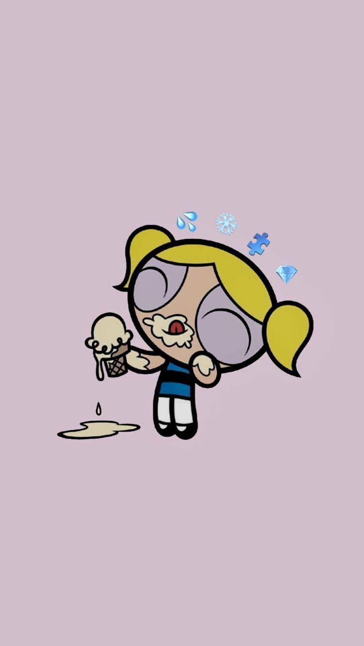 750x1332 Cute Aesthetic Cartoon Wallpaper