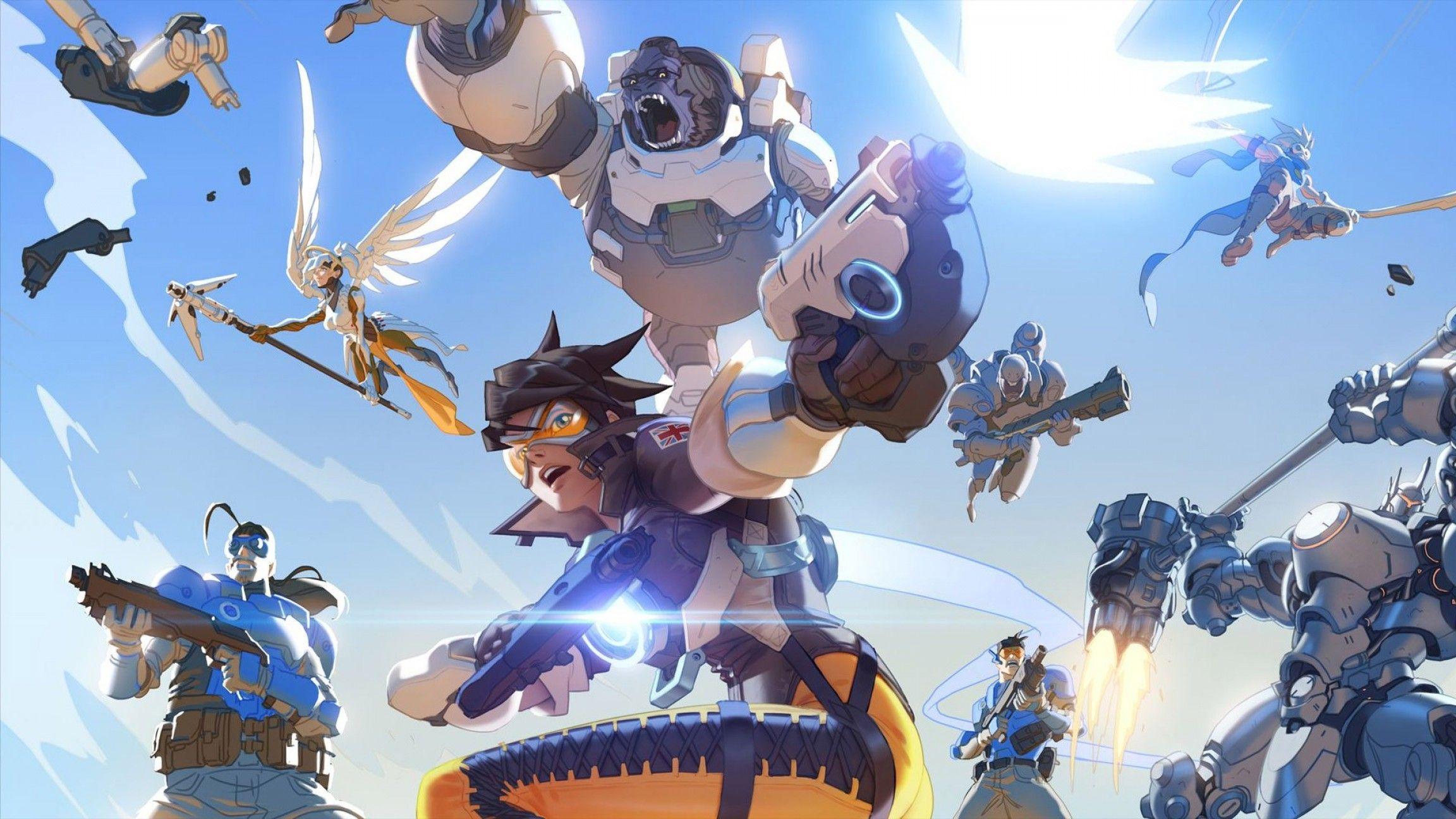 2304x1296 Winston Overwatch Overwatch Tracer Overwatchwallpaper