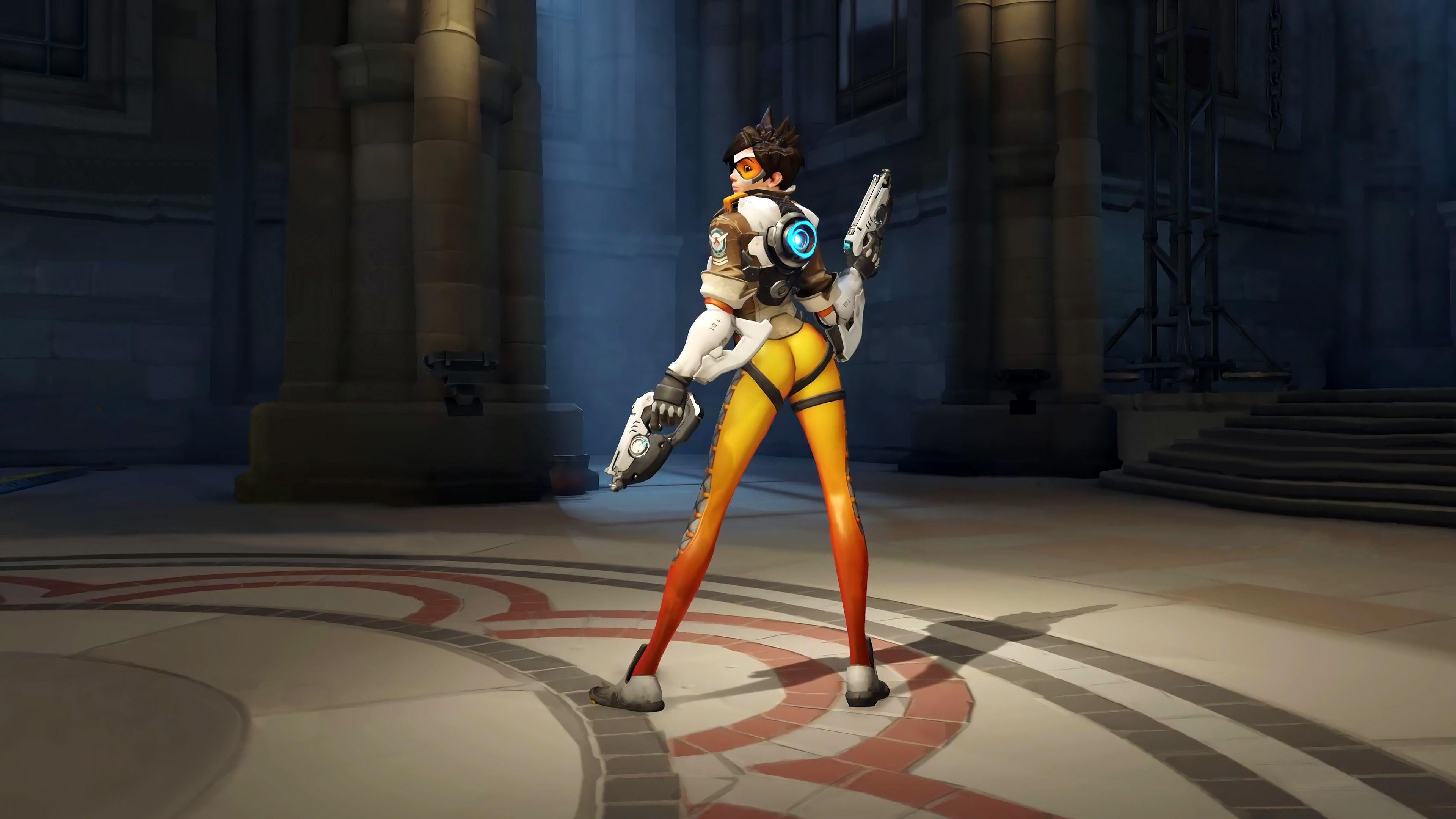3840x2160 Tracer Overwatch 2016 Wallpaper