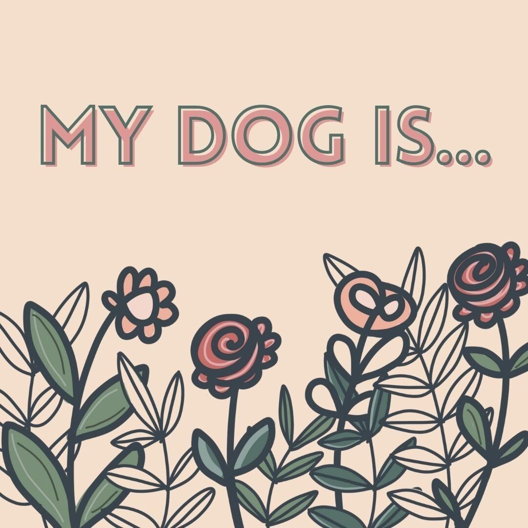 1080x1080 Custom Digital Dog Mom Portrait
