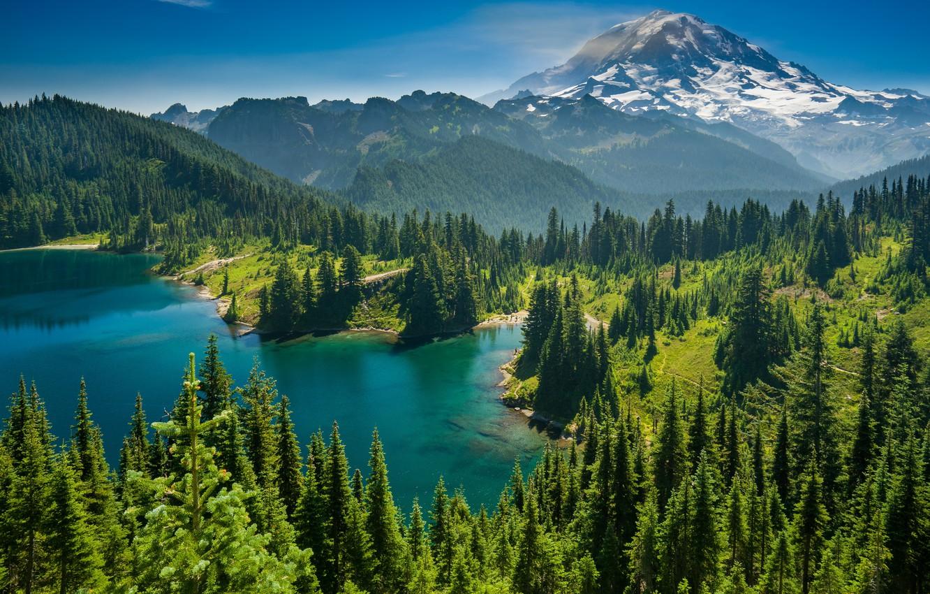 1332x850 Washington Mountains Wallpaper