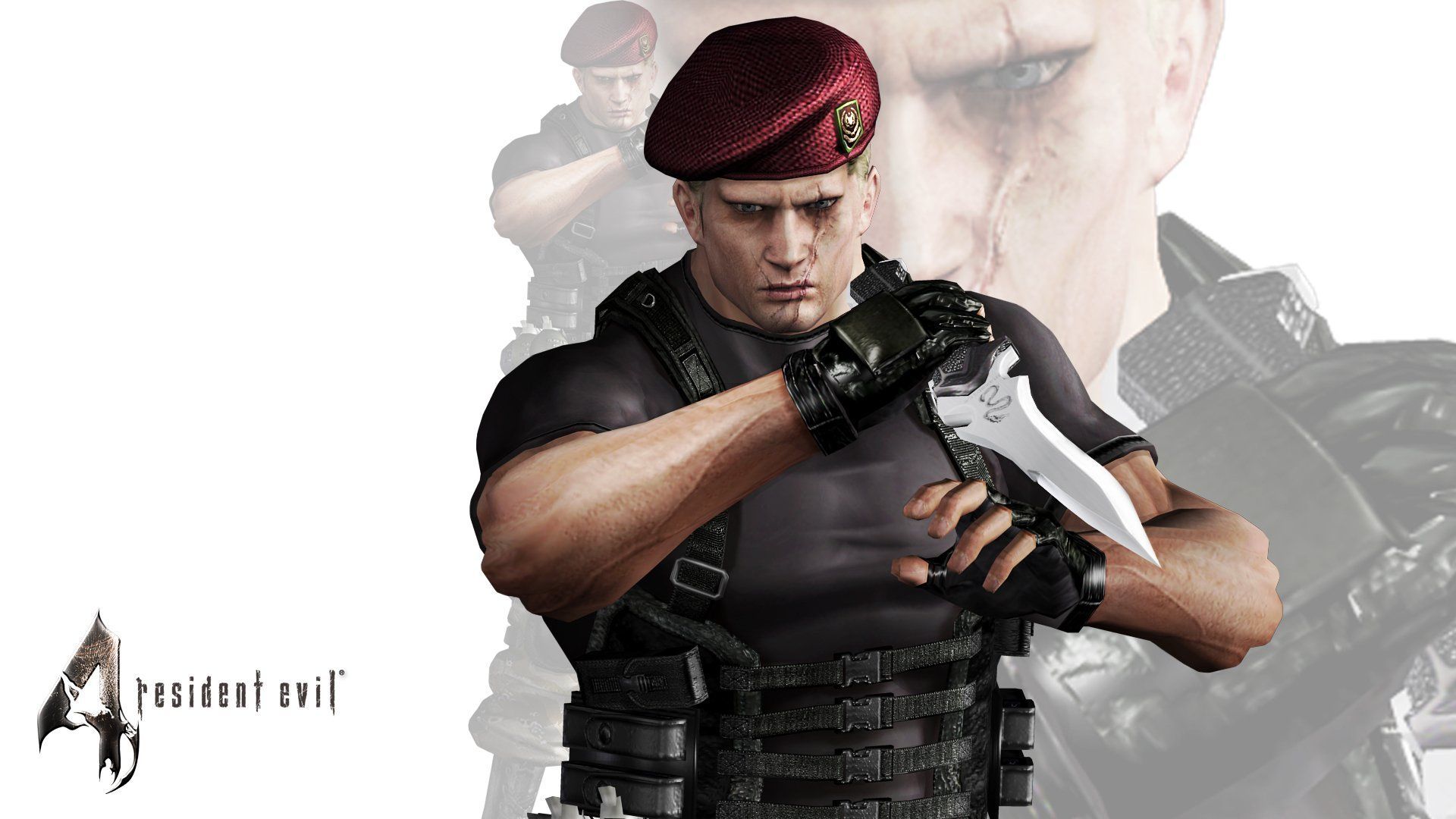 1920x1080 Knife Jack Krauser Resident Evil