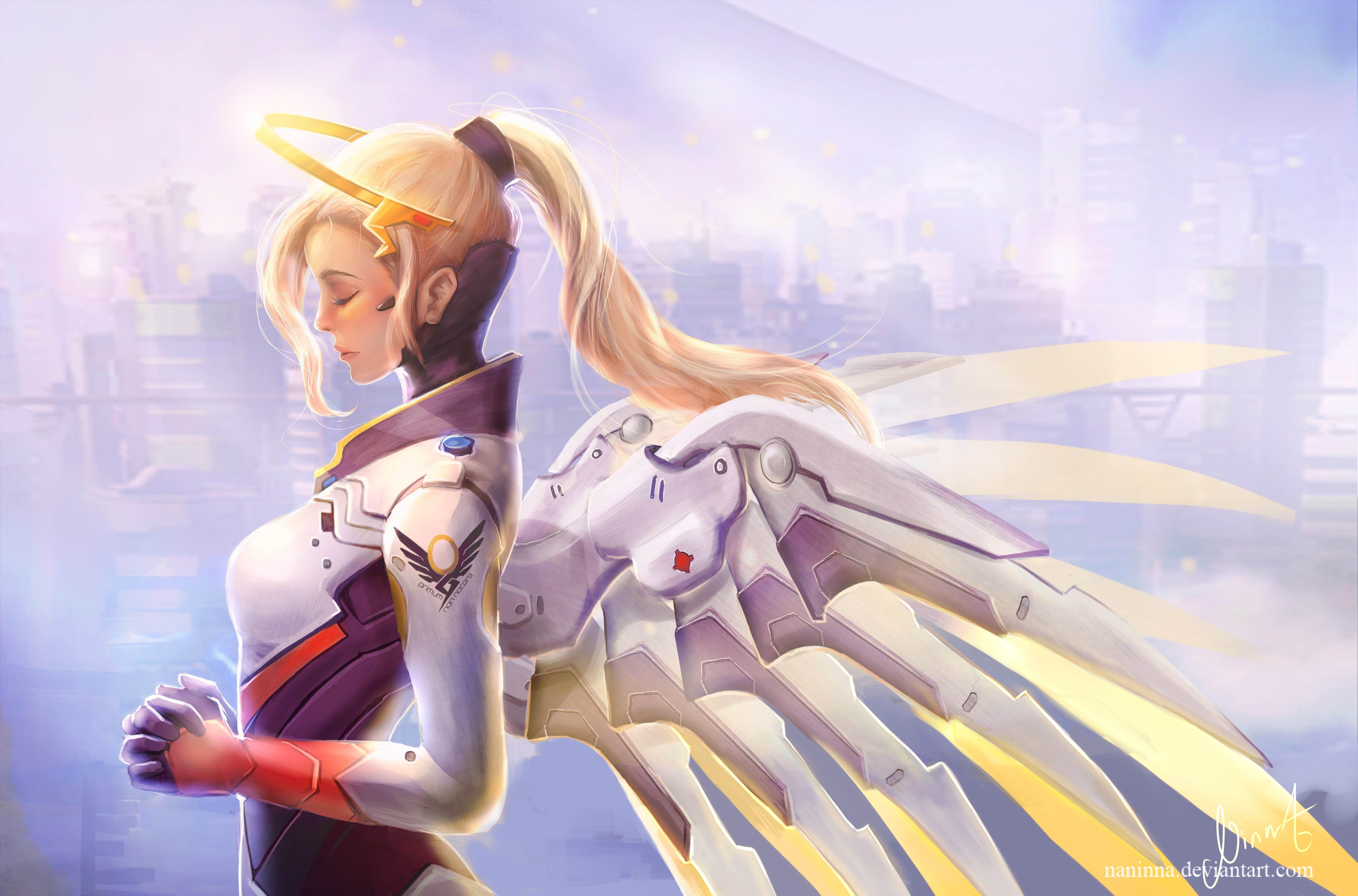 5314x3507 Mercy (Overwatch) HD Wallpaper