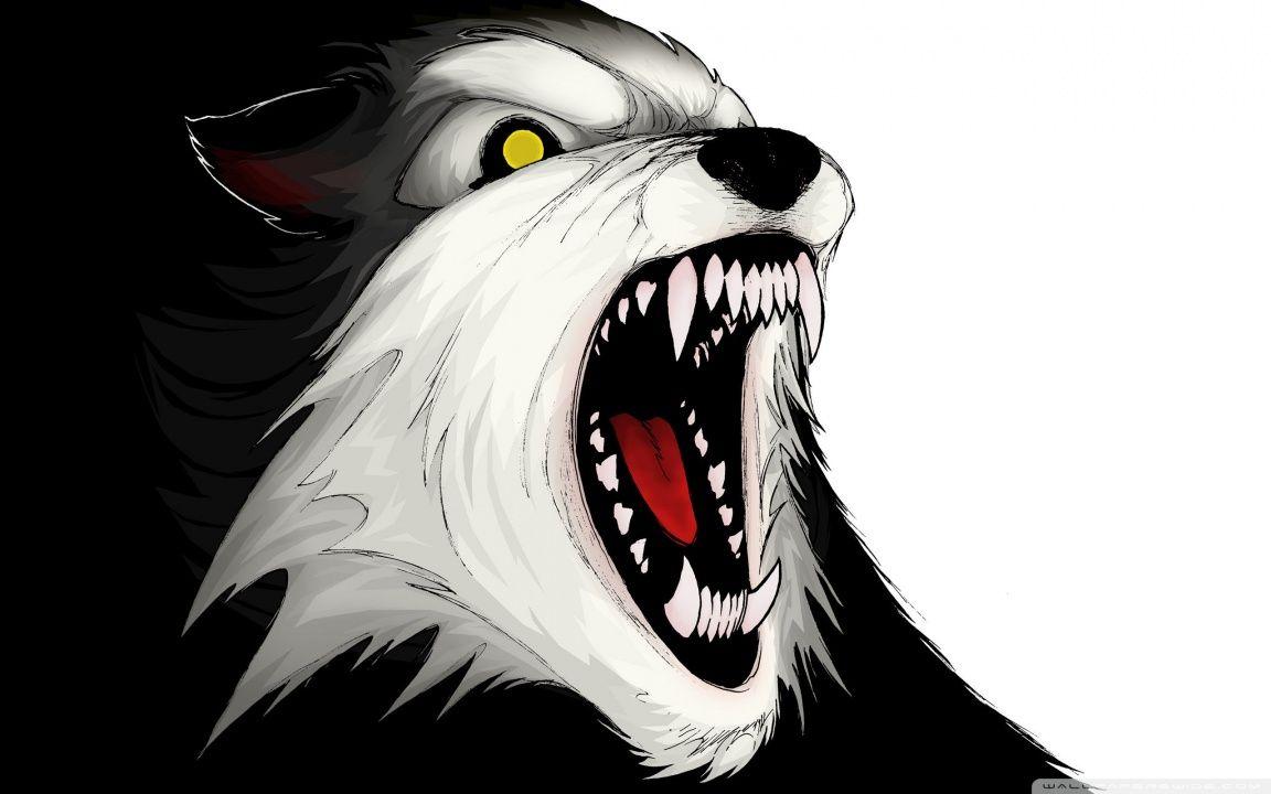 1152x720 Angry Wolf ❤ 4K HD Desktop Wallpaper for • Tablet