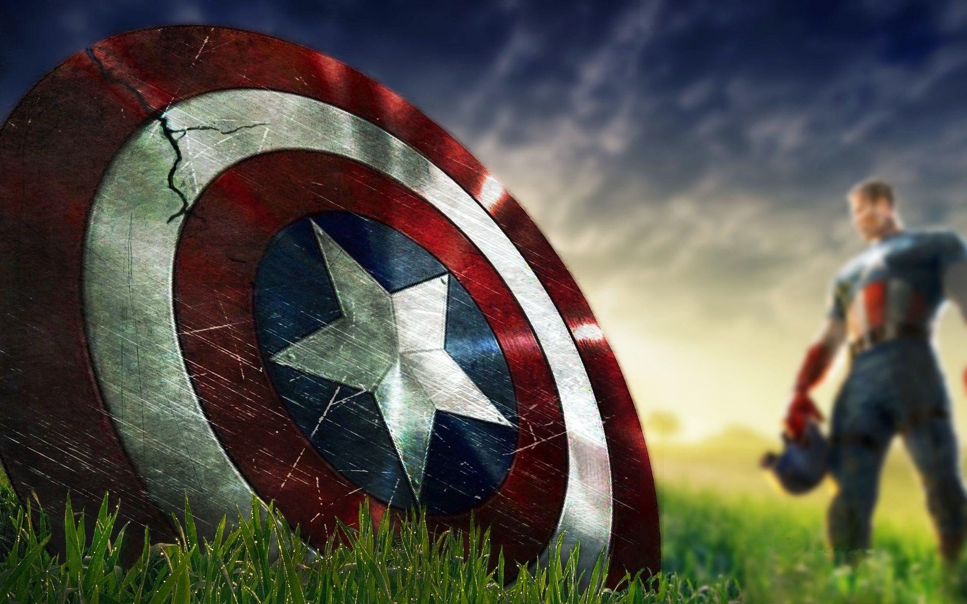 Captain America Logo Wallpapers Top Free Captain America Logo