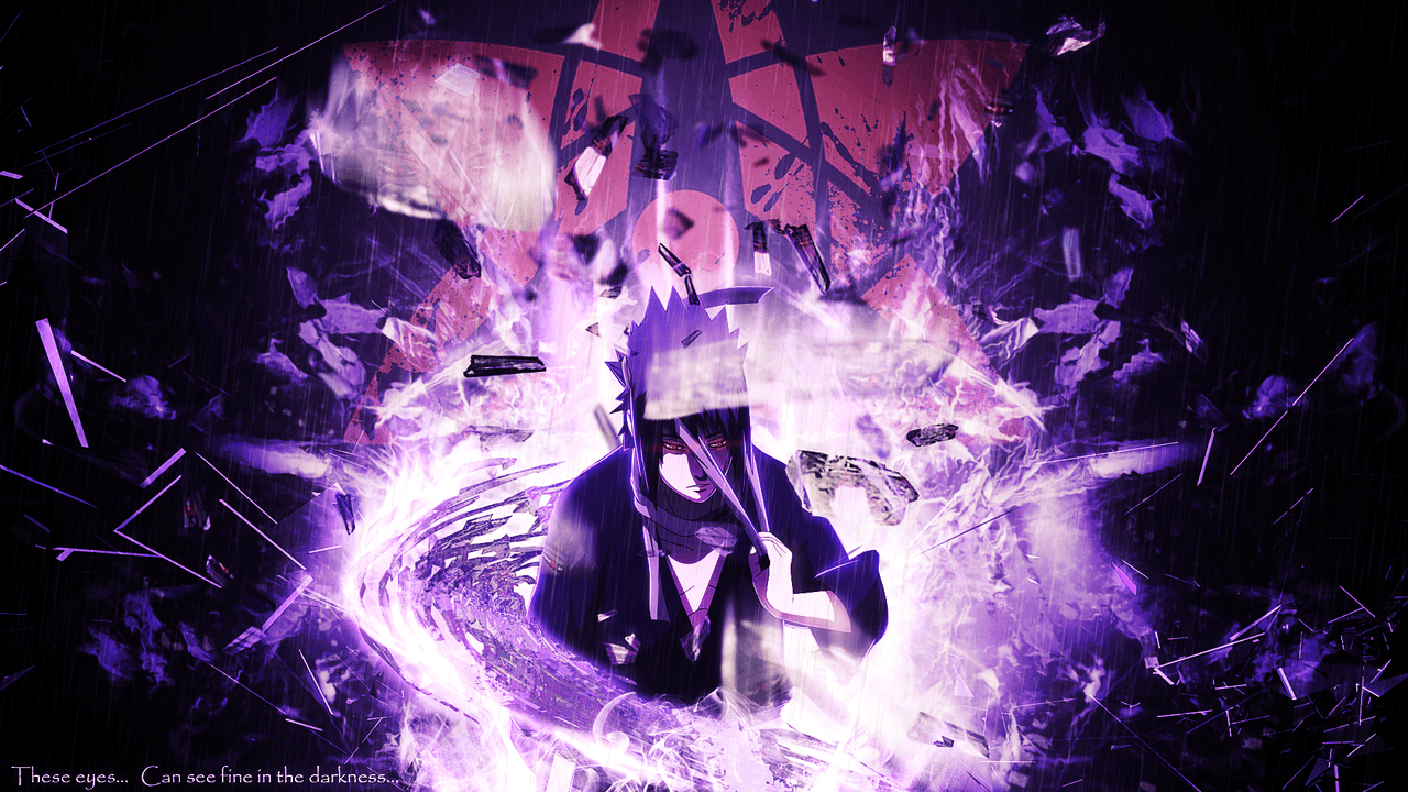 1280x720 Sasuke Amaterasu Wallpaper 1920x1080