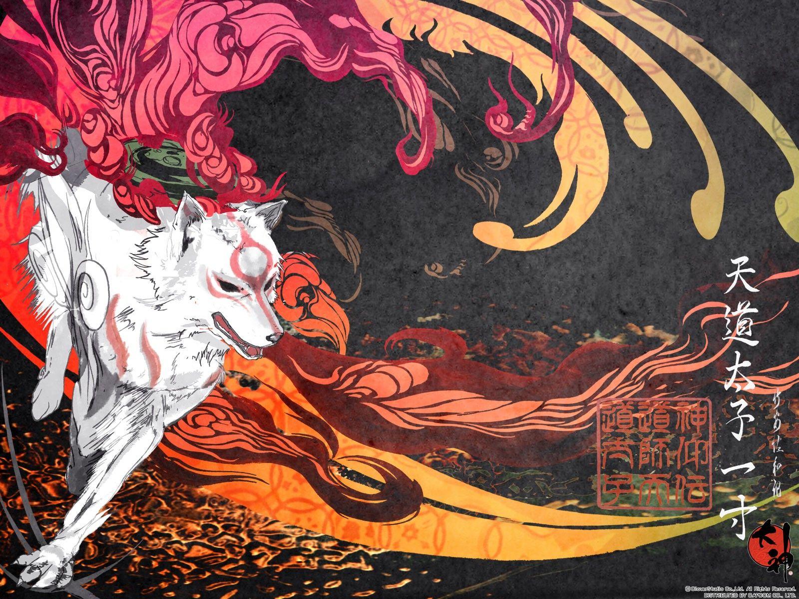 1600x1200 #Okami, #video games, #Amaterasu wallpaper. General