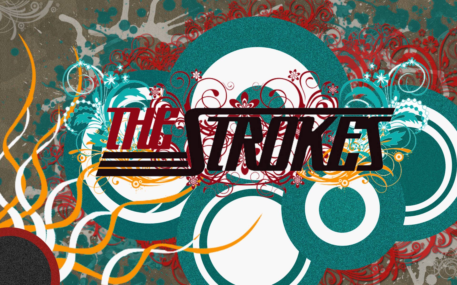 1920x1200 got bored and made a wallpaper.any fans of the strokes