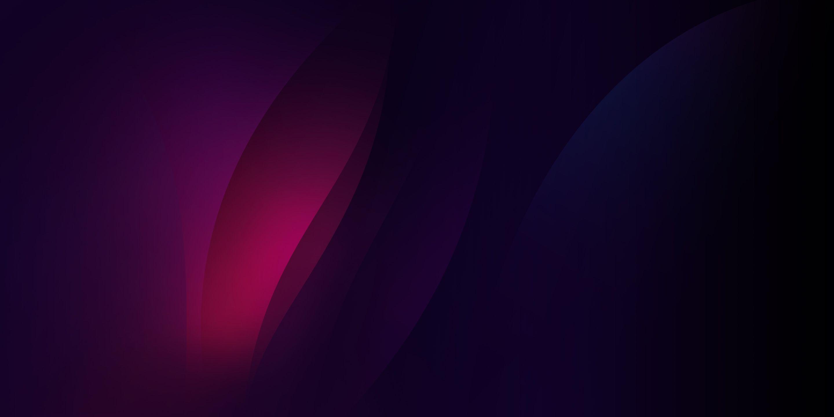 2880x1440 Download 2880x1440 Purple Petals, Gradient Wallpaper