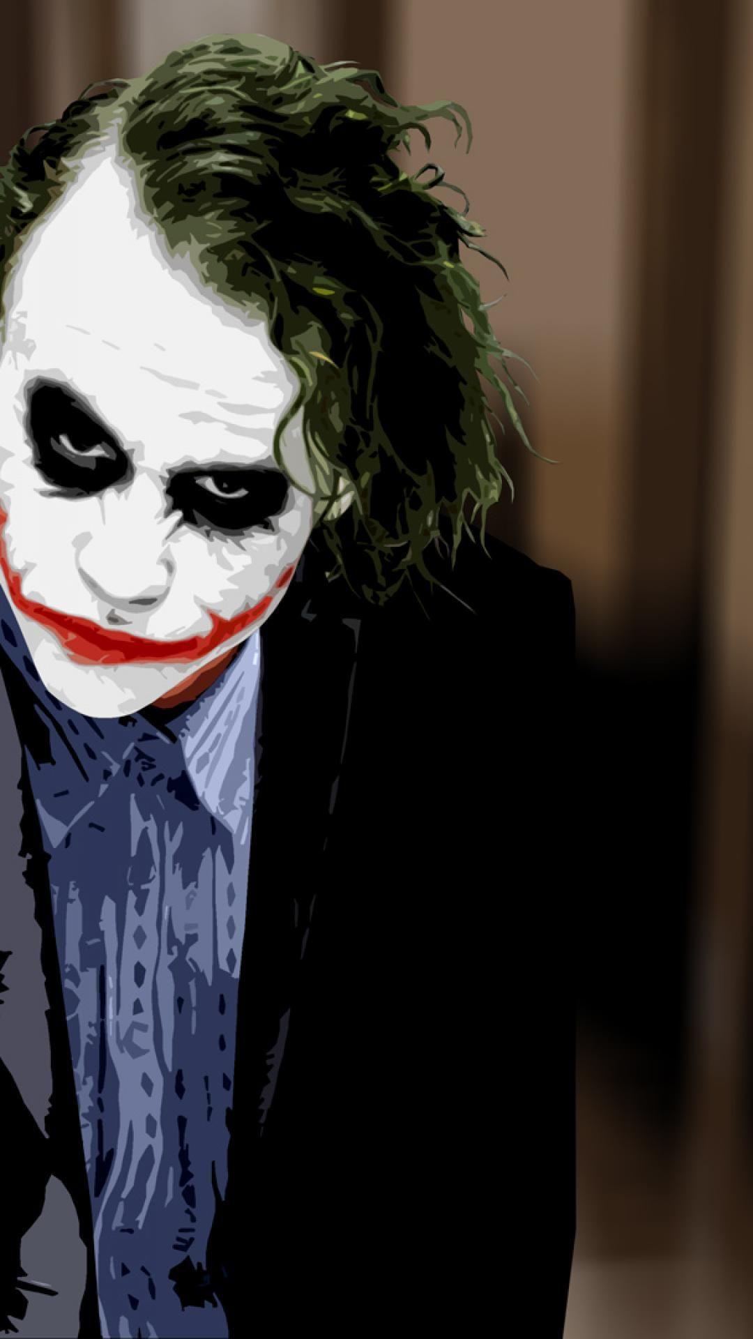 1080x1920 Heath Ledger Joker Wallpaper HD