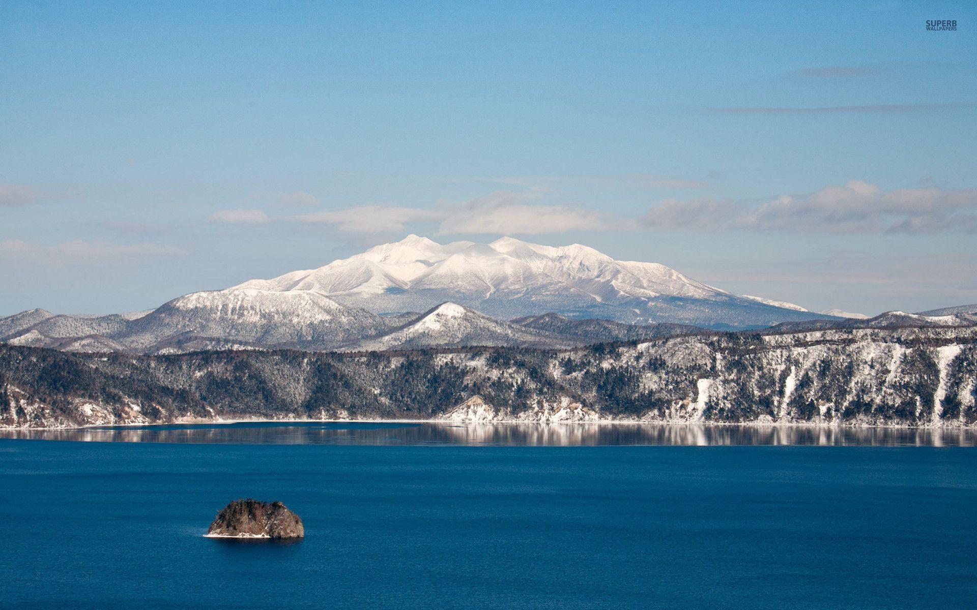 1920x1200 Lake Mashu Hokkaido Japan wallpaper. Lake Mashu Hokkaido