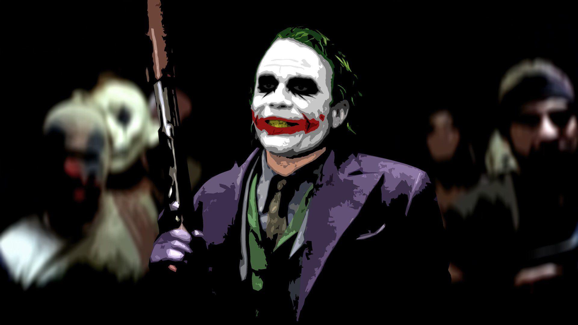 1920x1080 Heath Ledger Joker Wallpaper