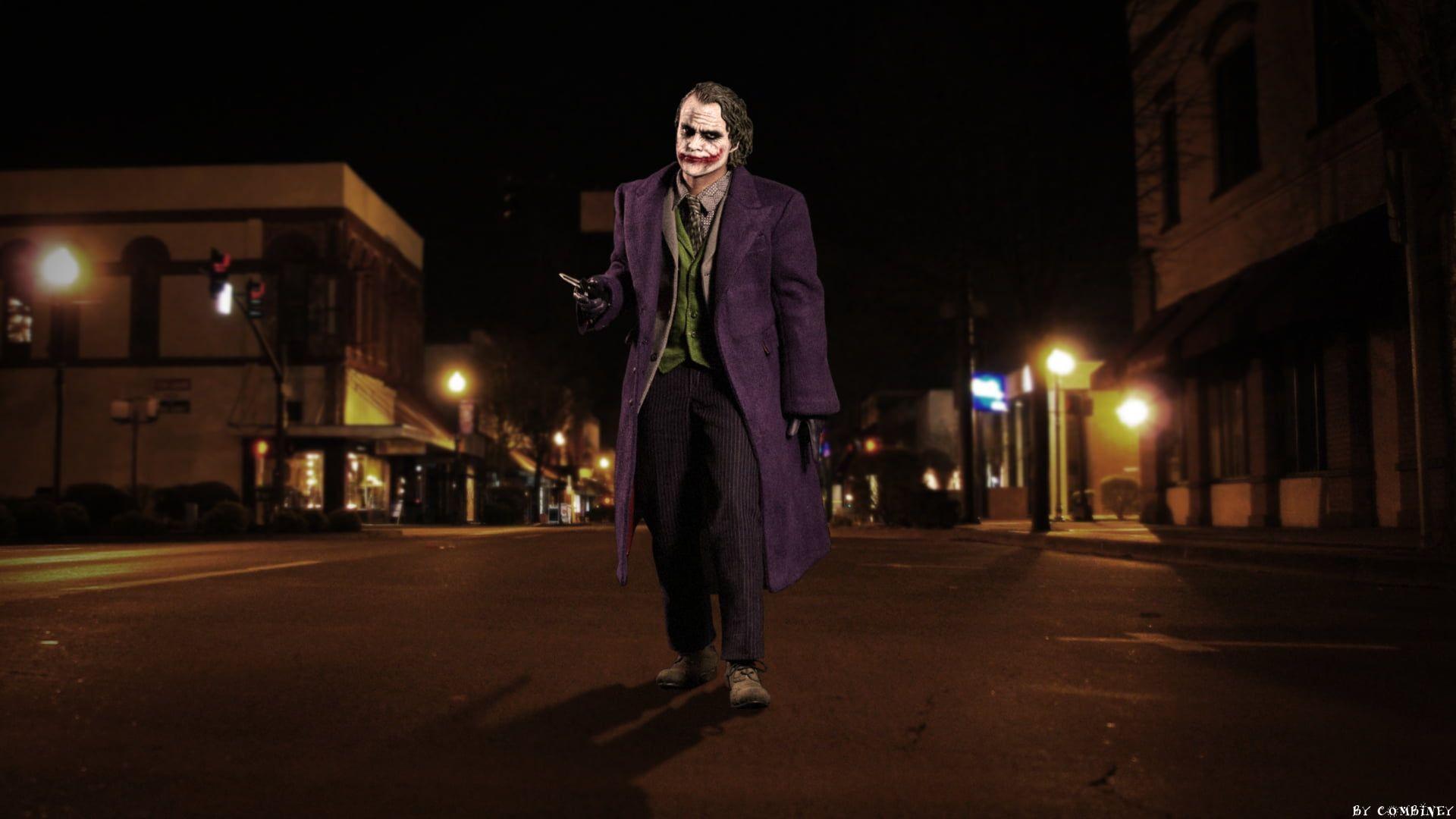 1920x1080 Joker poster, The Dark Knight, Joker, Batman, Heath Ledger