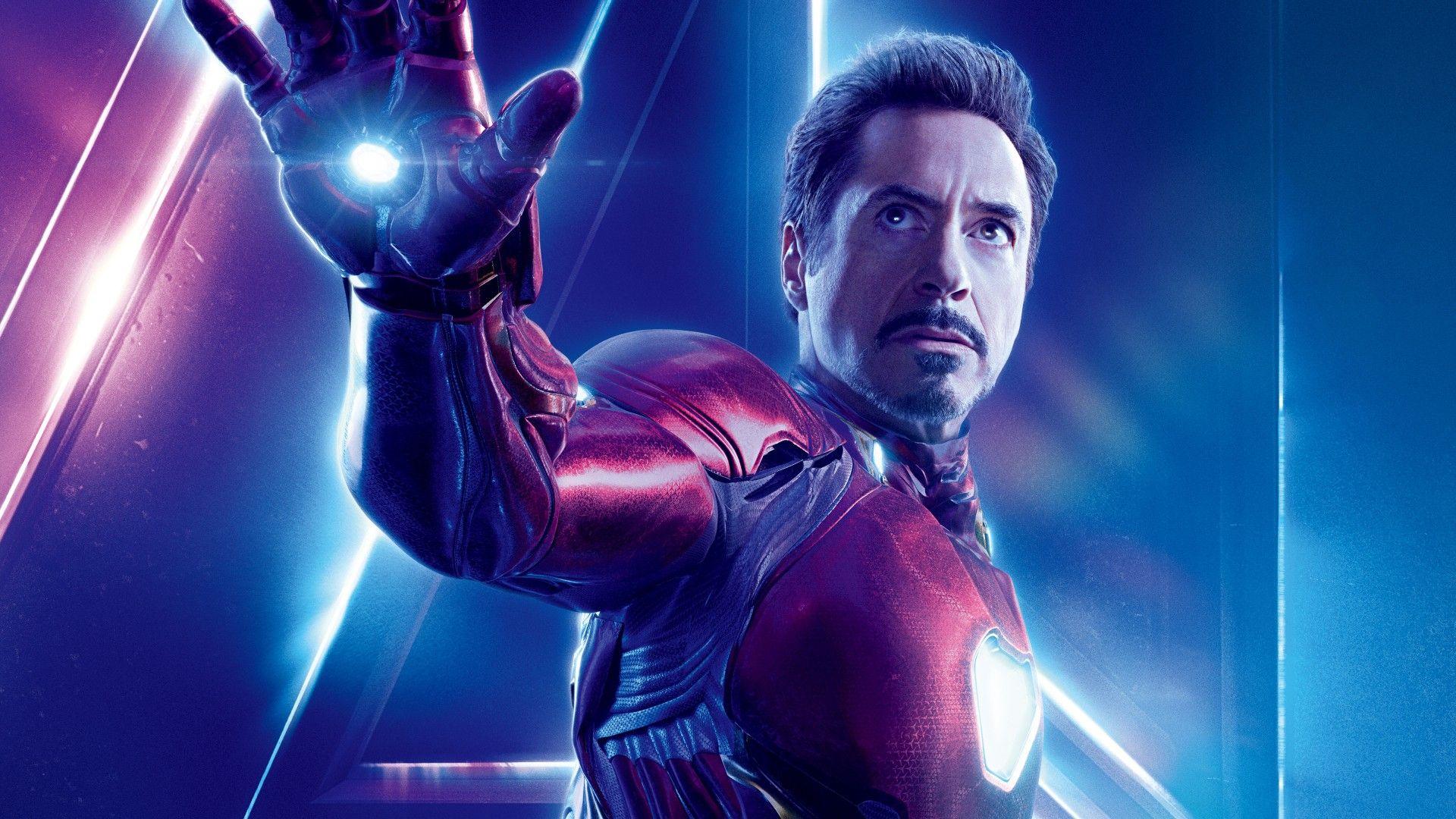 1920x1080 Tony Stark Iron Man in Avengers Infinity War Wallpaper