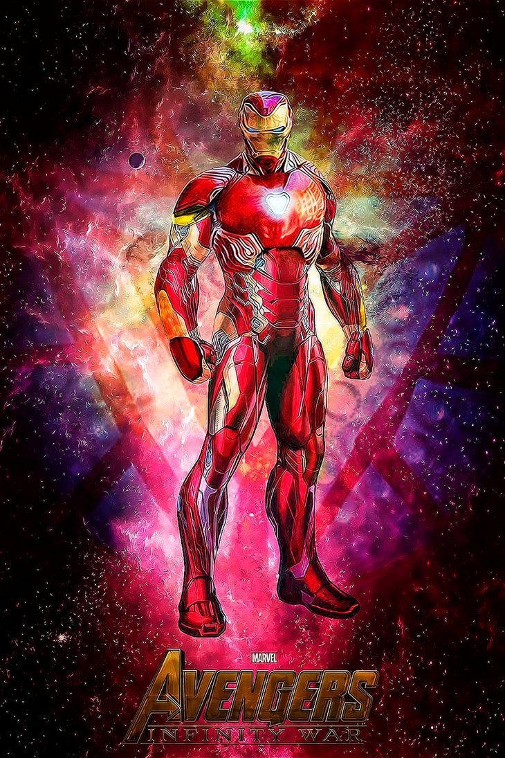 730x1095 Poster: Infinity War Iron Man Heroes By 4n4rkyX On
