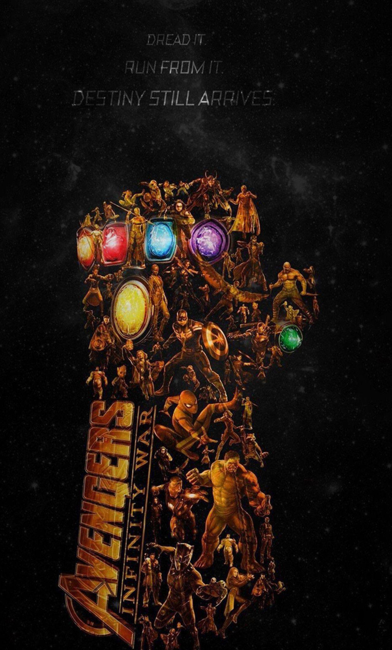 1280x2120 Avengers Infinity War Wallpaper background picture