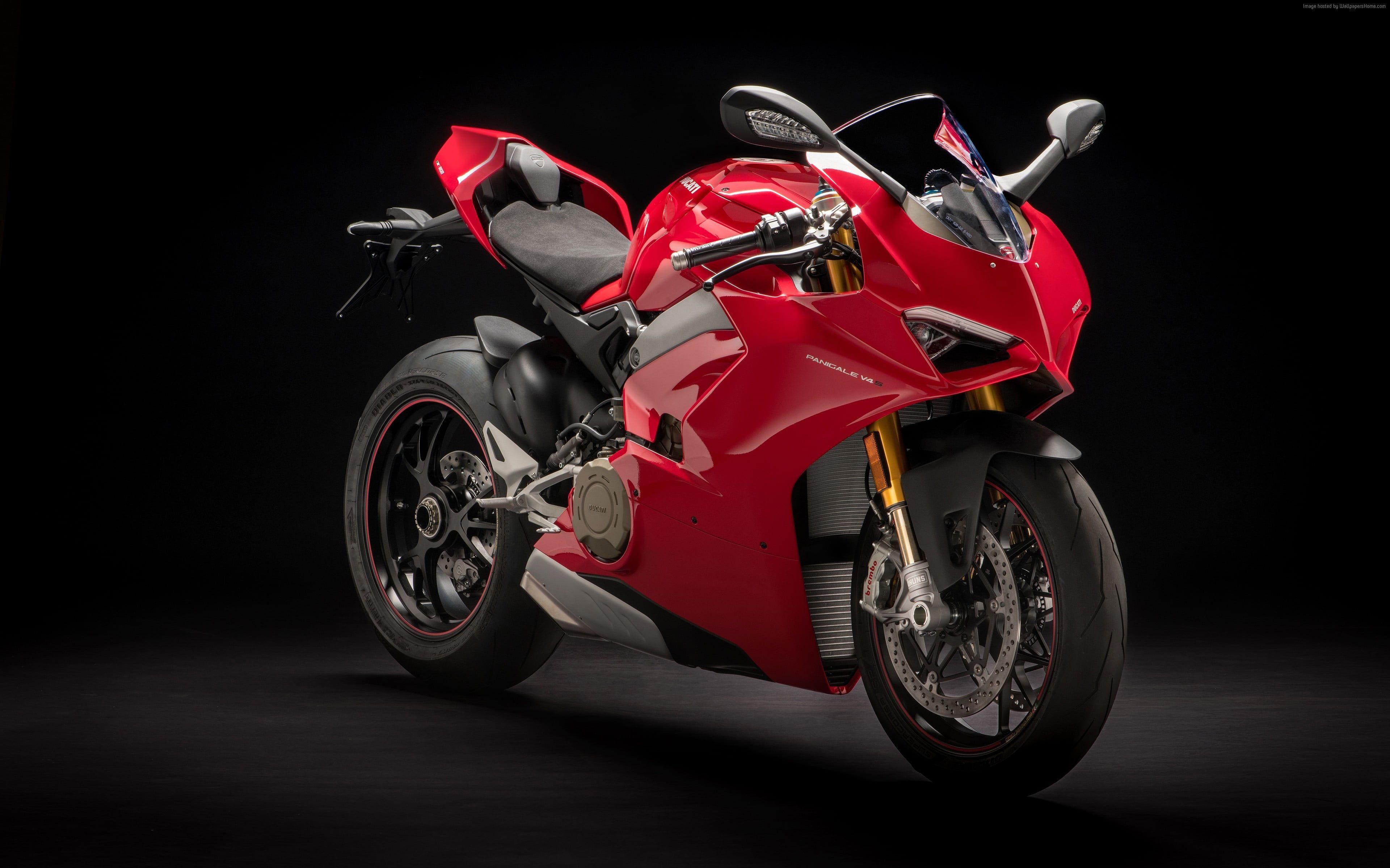 3840x2400 Red Kawasaki Ninja HD wallpaper