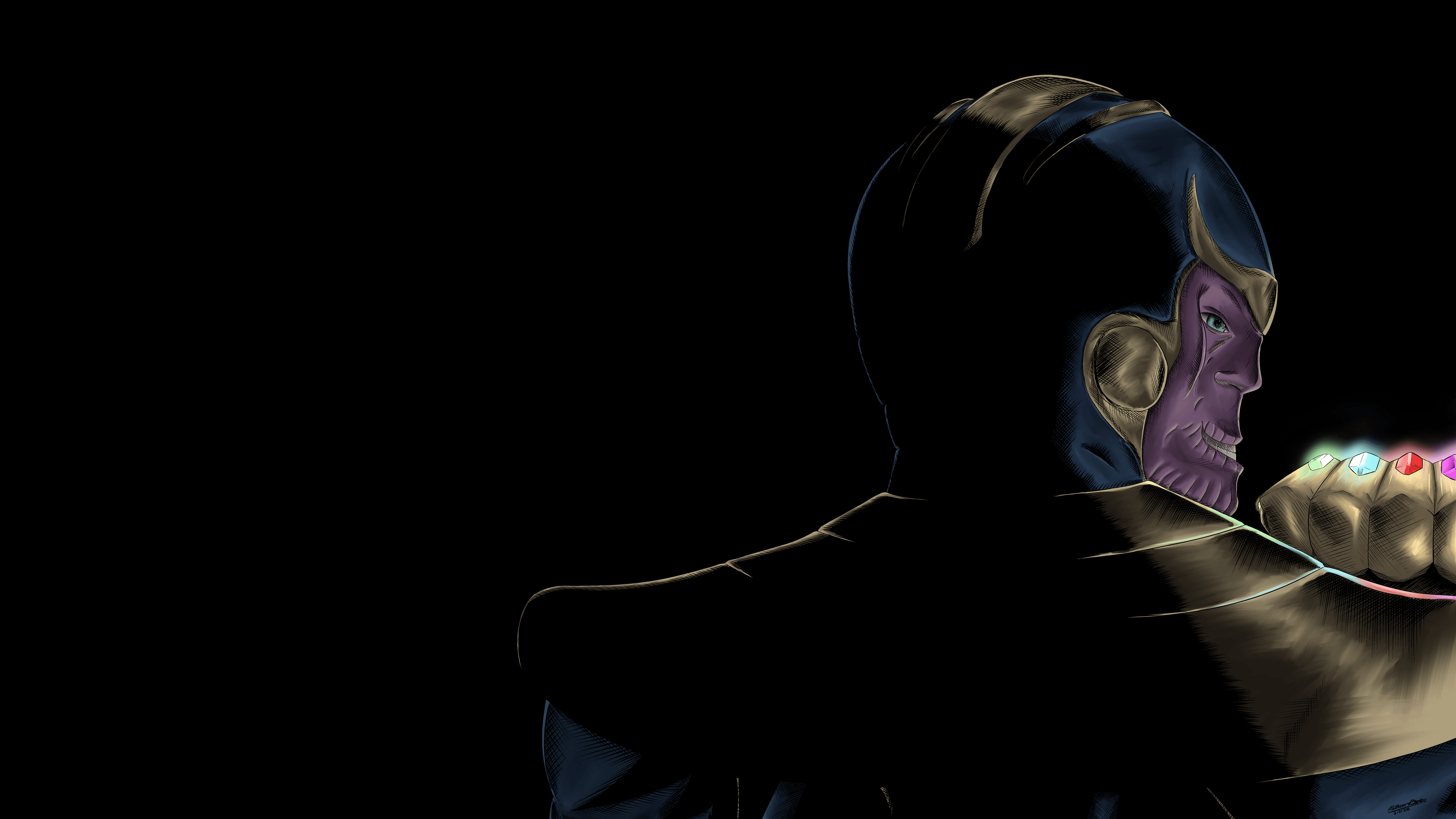 3840x2160 Thanos 4k Wallpaper