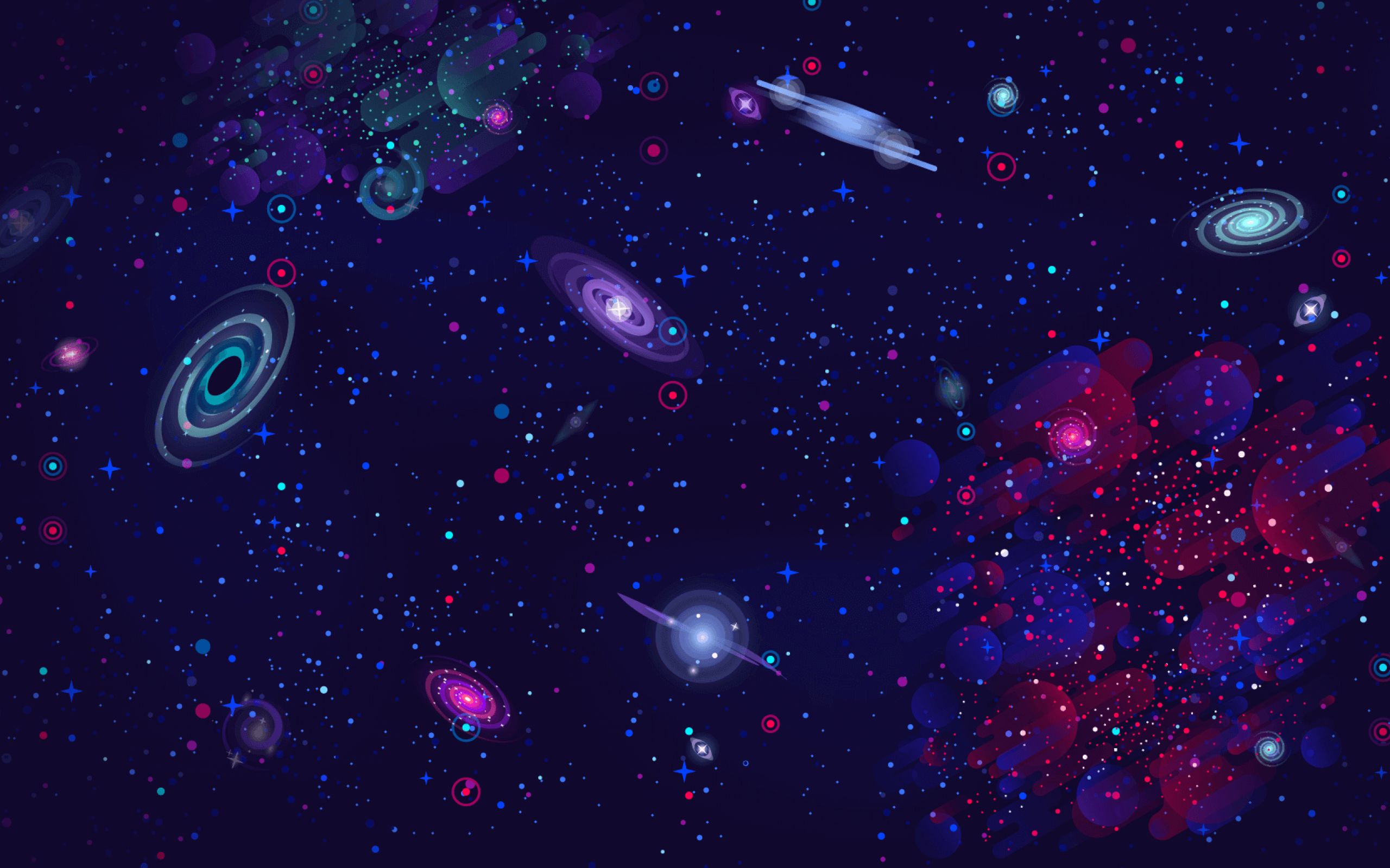 2560x1600 Resolution Cosmos HD Galaxy