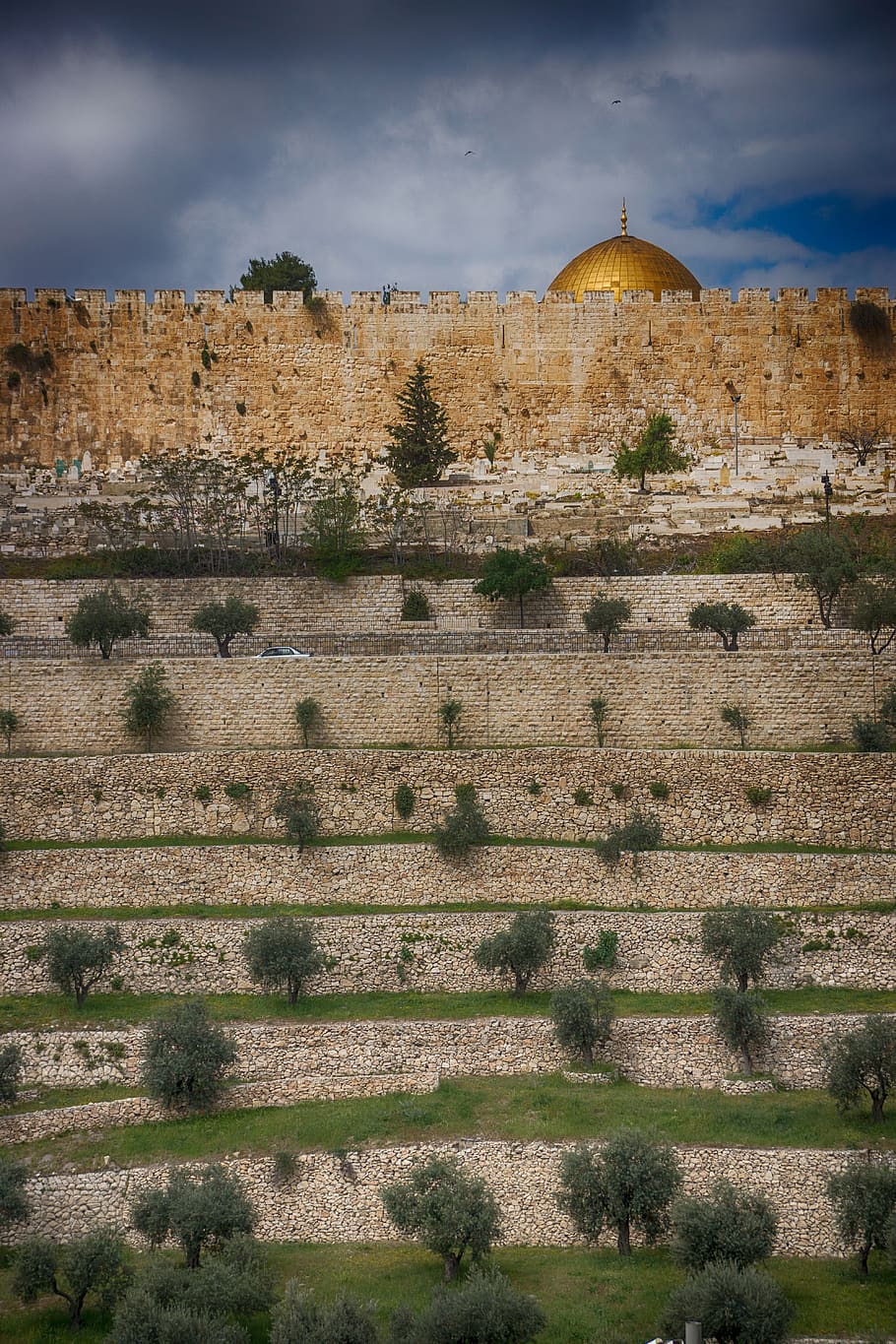 910x1365 HD wallpaper: jerusalem, israel, dome