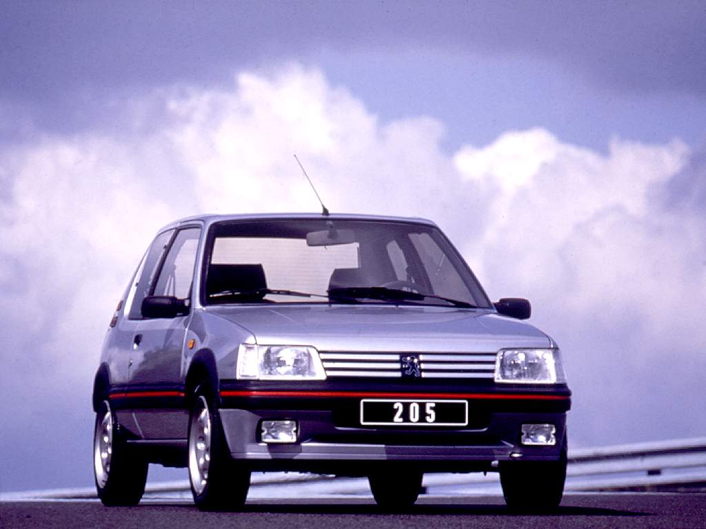 1024x768 Neat 205 GTi wallpaper. aussiefrogs