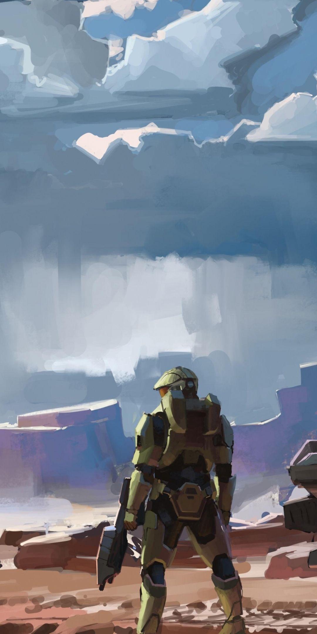 1080x2160 Halo Infinite Wallpaper