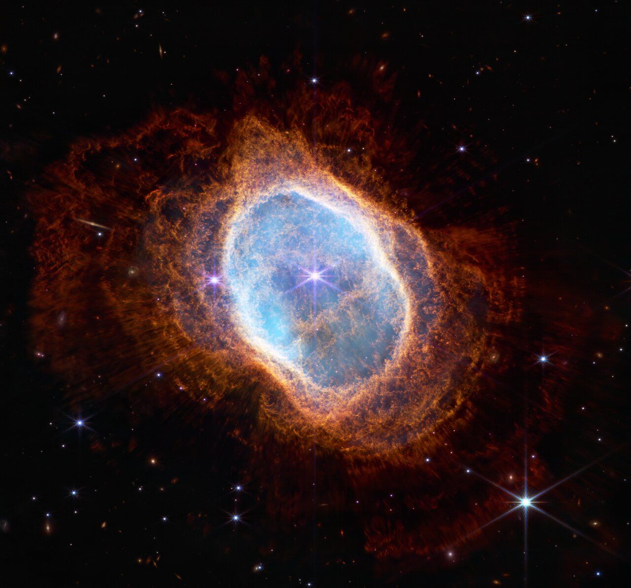 1280x1192 Southern Ring Nebula NIRCam Image