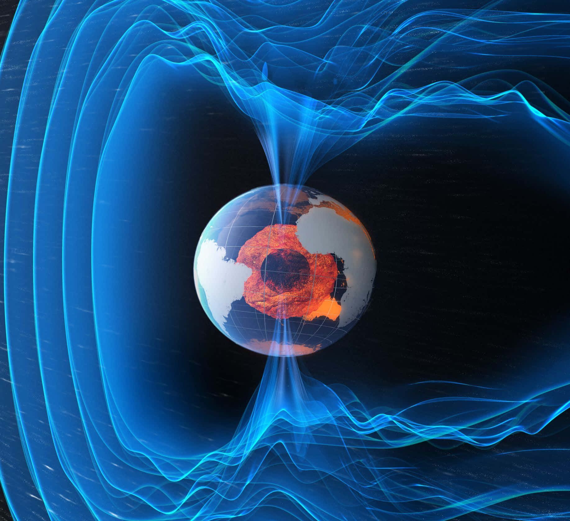 1835x1679 Magnetic Field Wallpaper