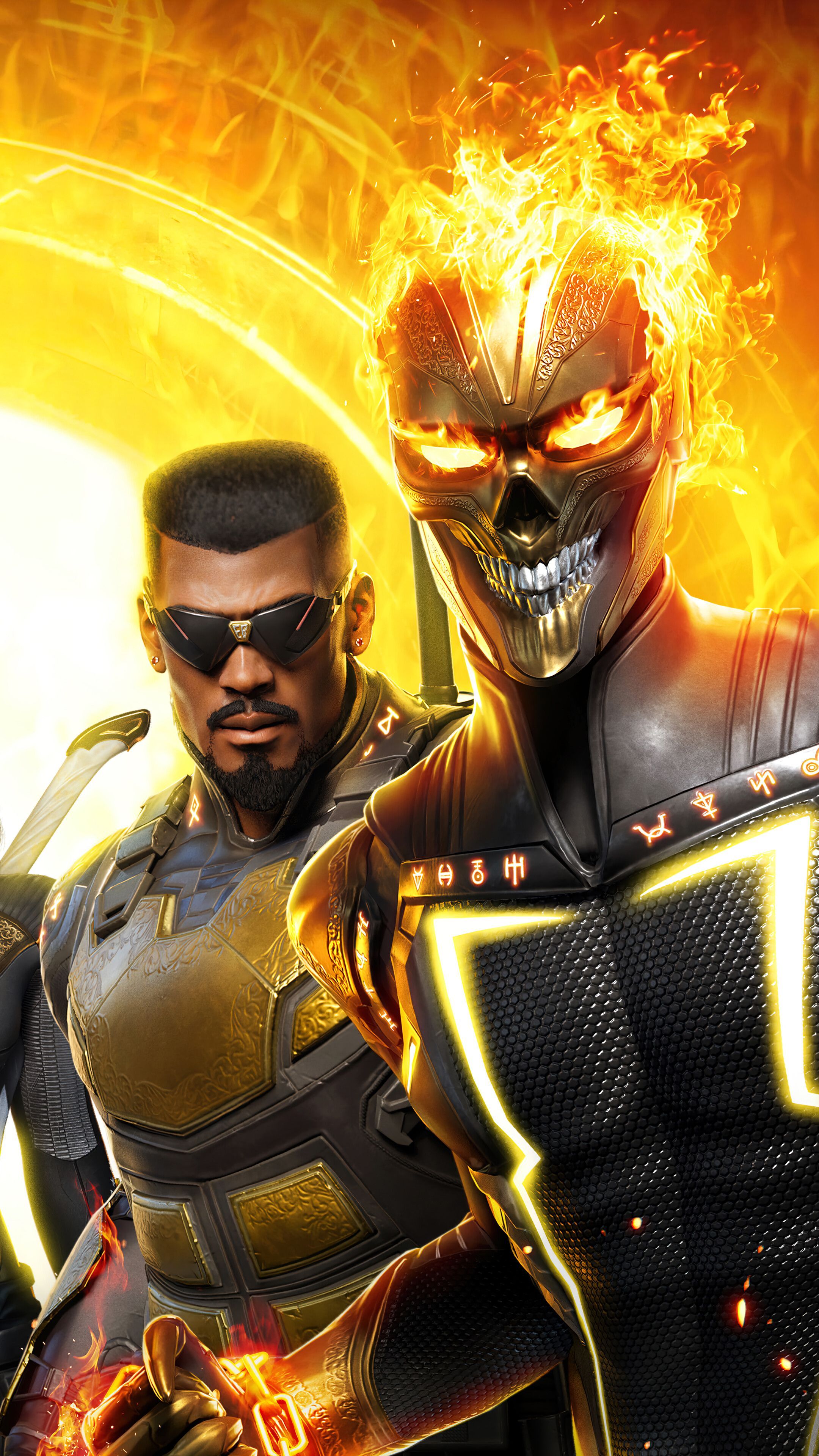2160x3840 Marvel's Midnight Sun Heroes Wallpaper