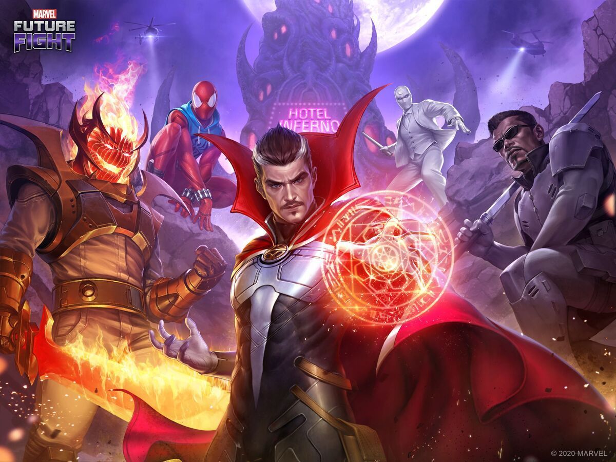 1200x900 Midnight Sons (Earth 51156). Marvel