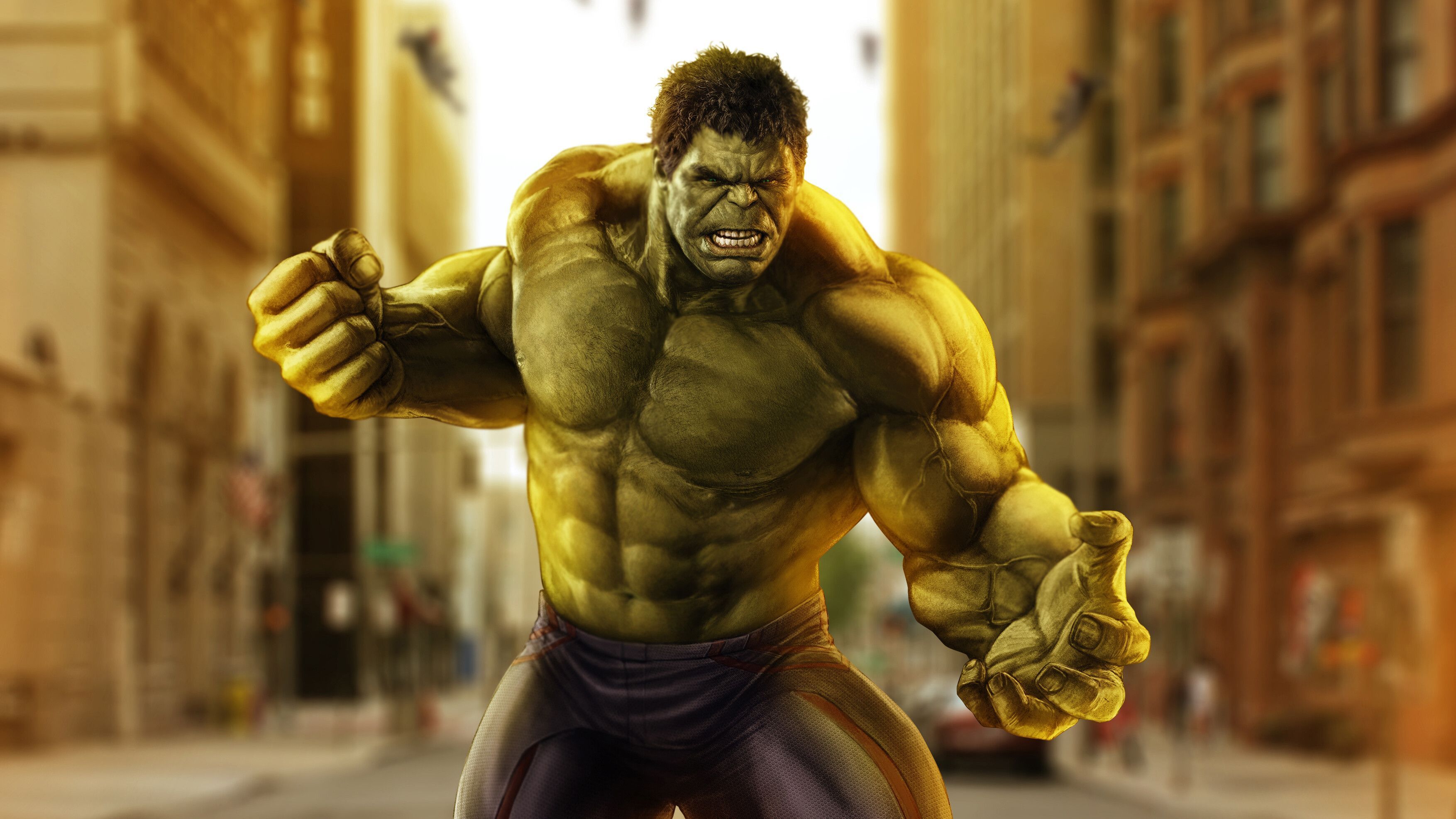 3508x1973 Hulk Wallpaper