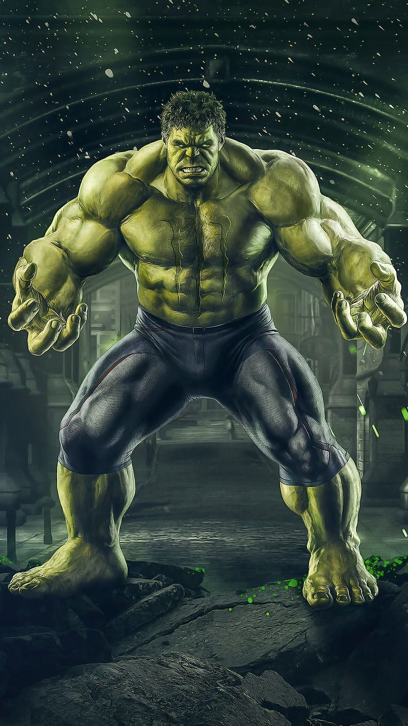800x1422 Red Hulk, red, hulk, artist, , superheroes, HD wallpaper