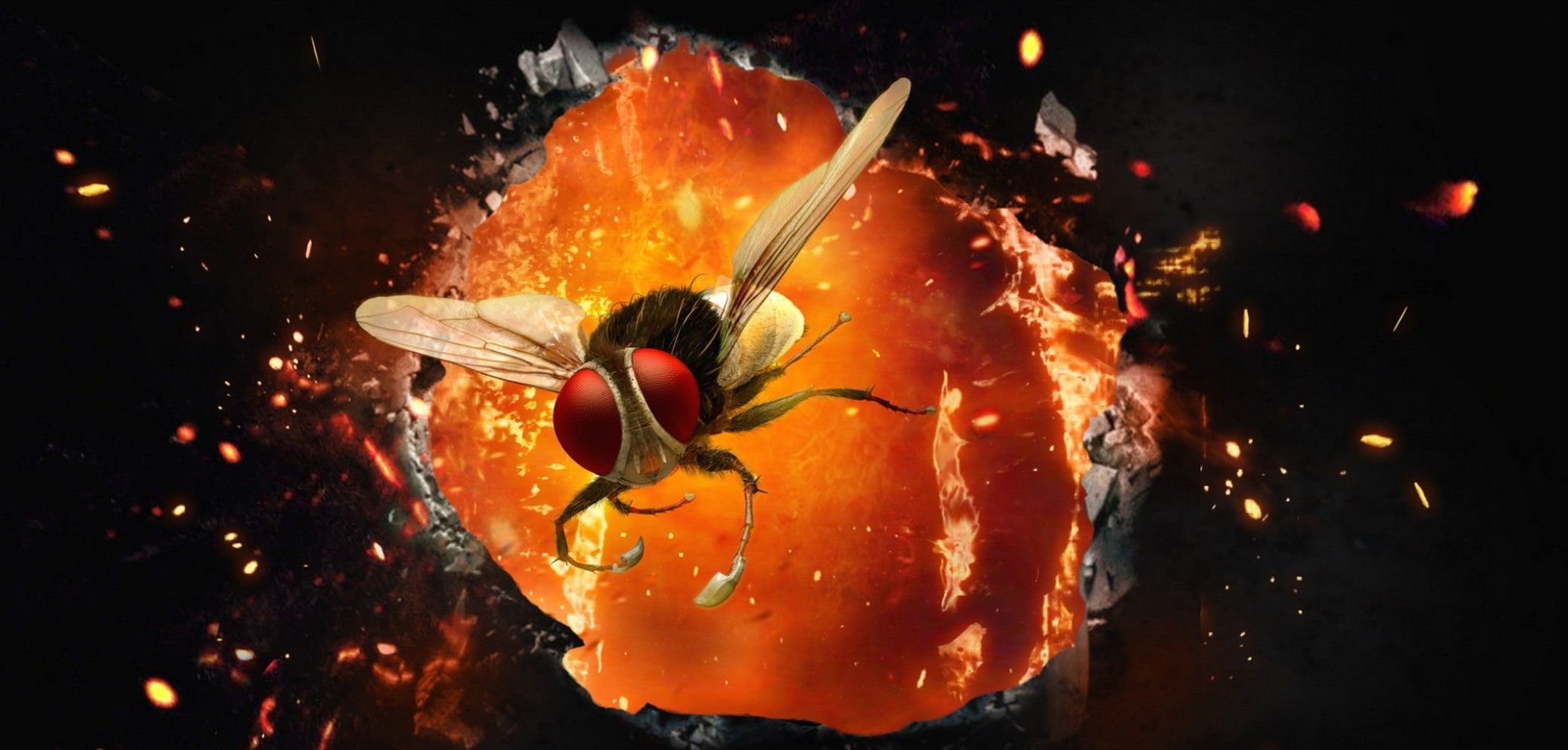 2078x994 Eega Movie Wallpaper April