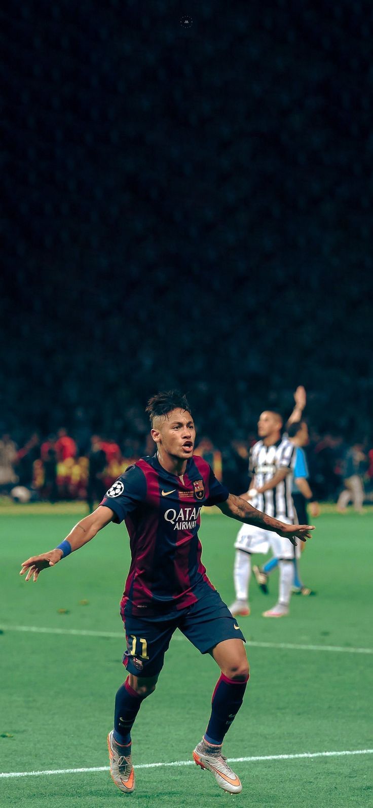 736x1593 4k Wallpaper Neymar Jr FC Barcelona 2015
