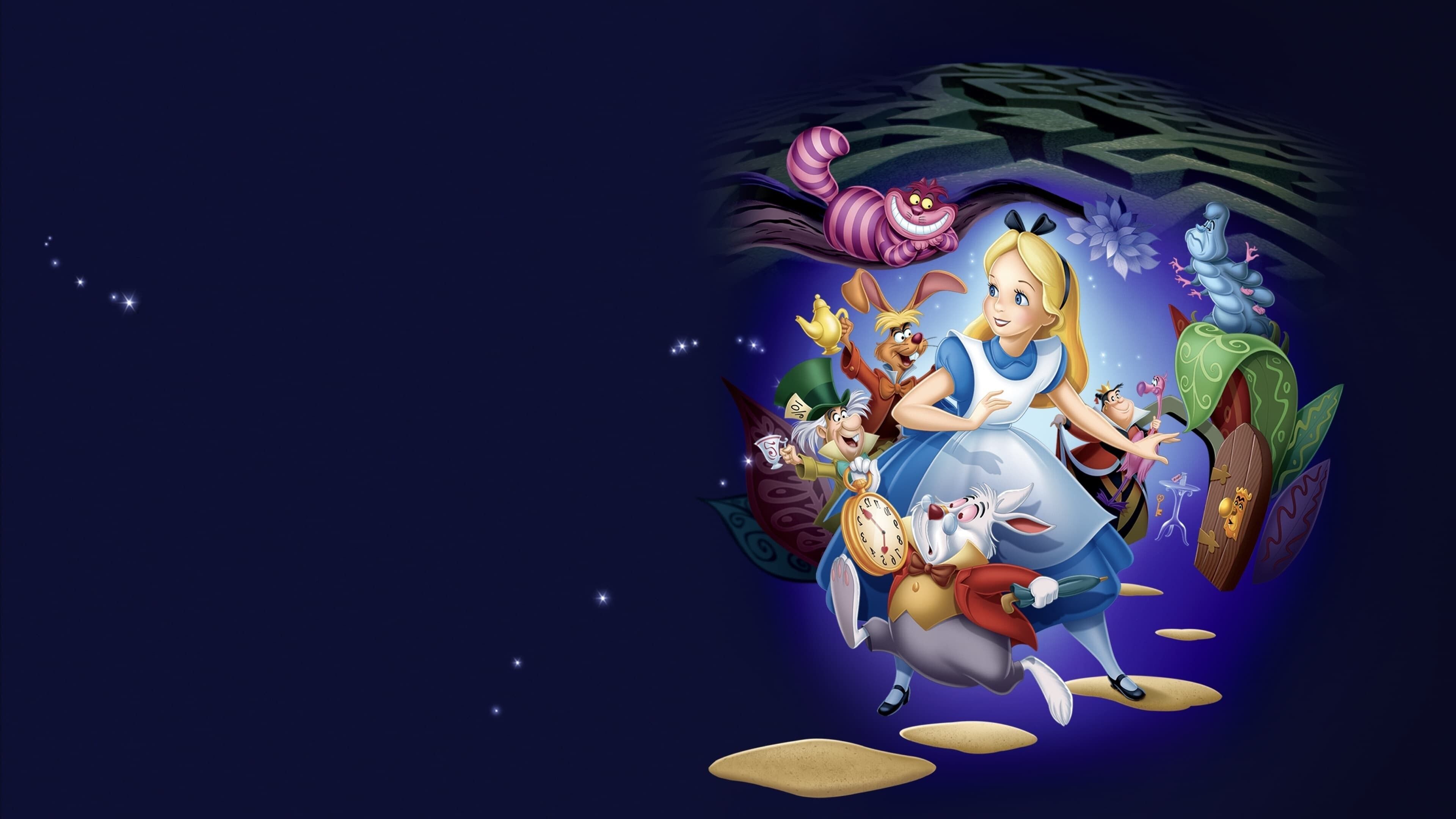 3840x2160 Alice In Wonderland (Cartoon) Wallpaper