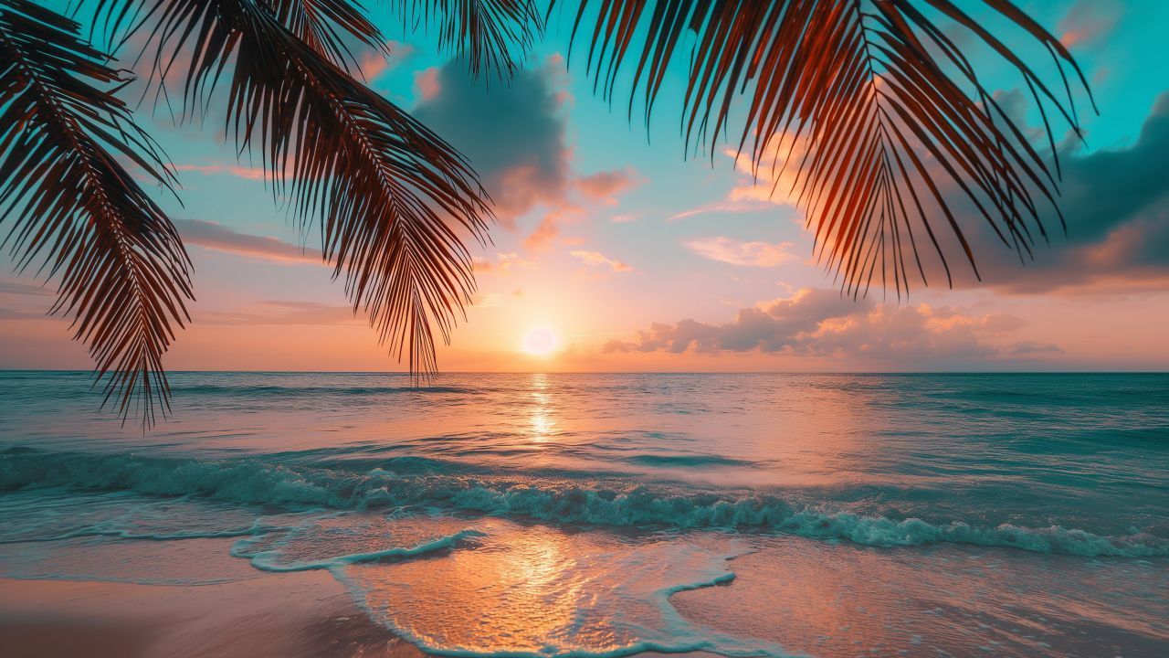 1280x720 Beach Wallpaper, Ocean, Nature