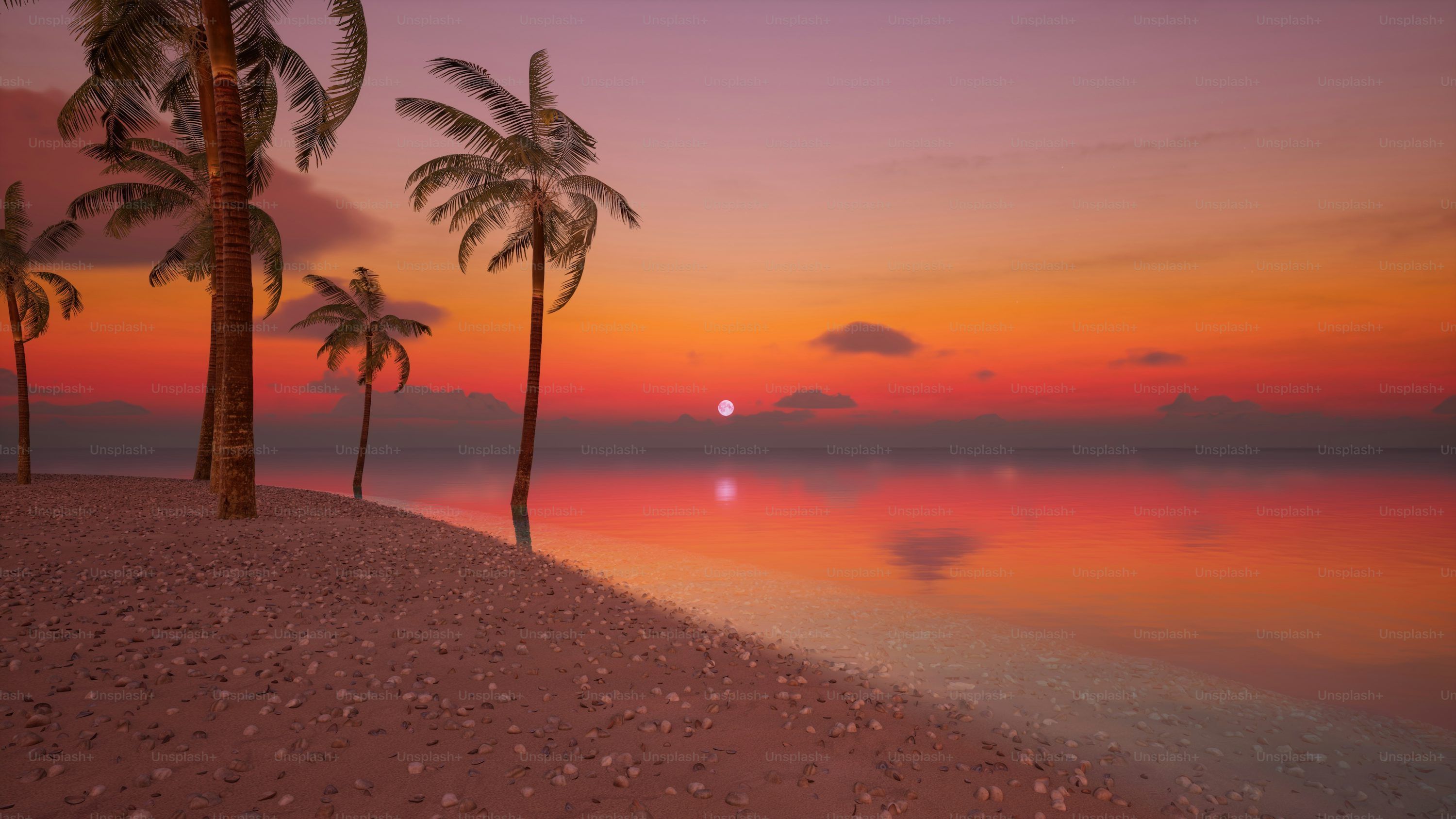 3000x1688 Stunning Tropical Sunset Picture